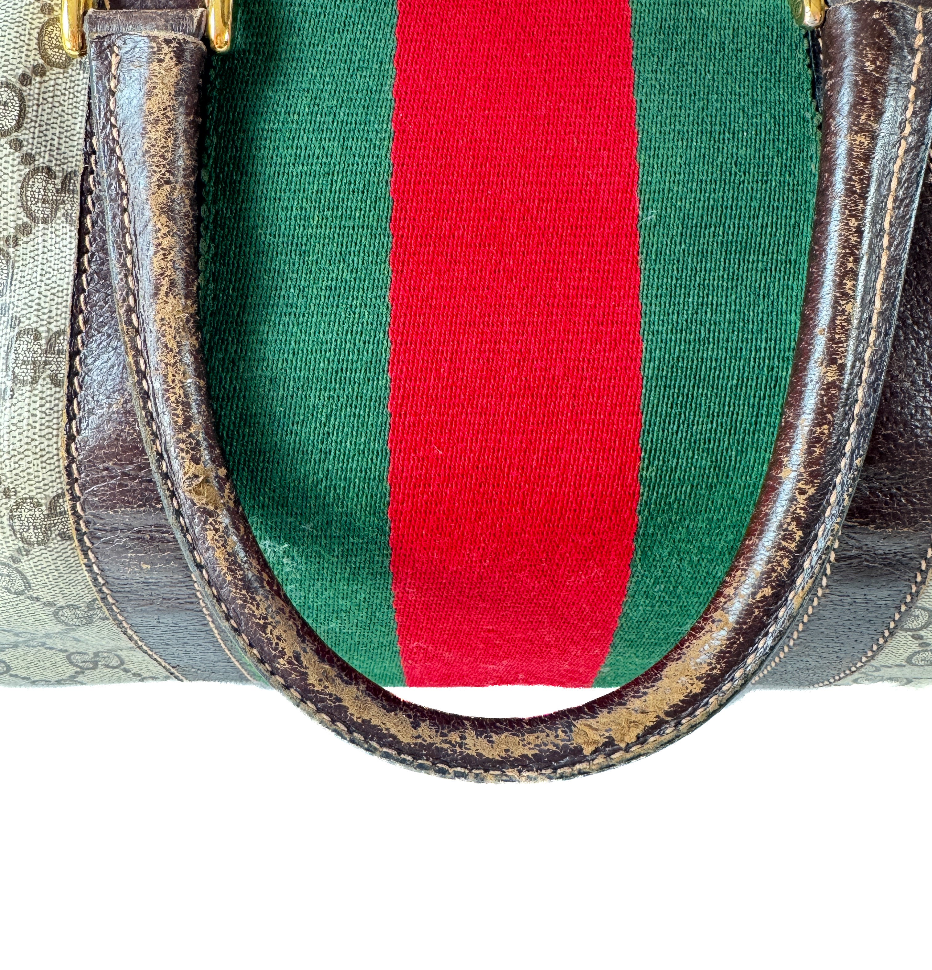 Gucci Supreme 1980s signature mini duffle bag
