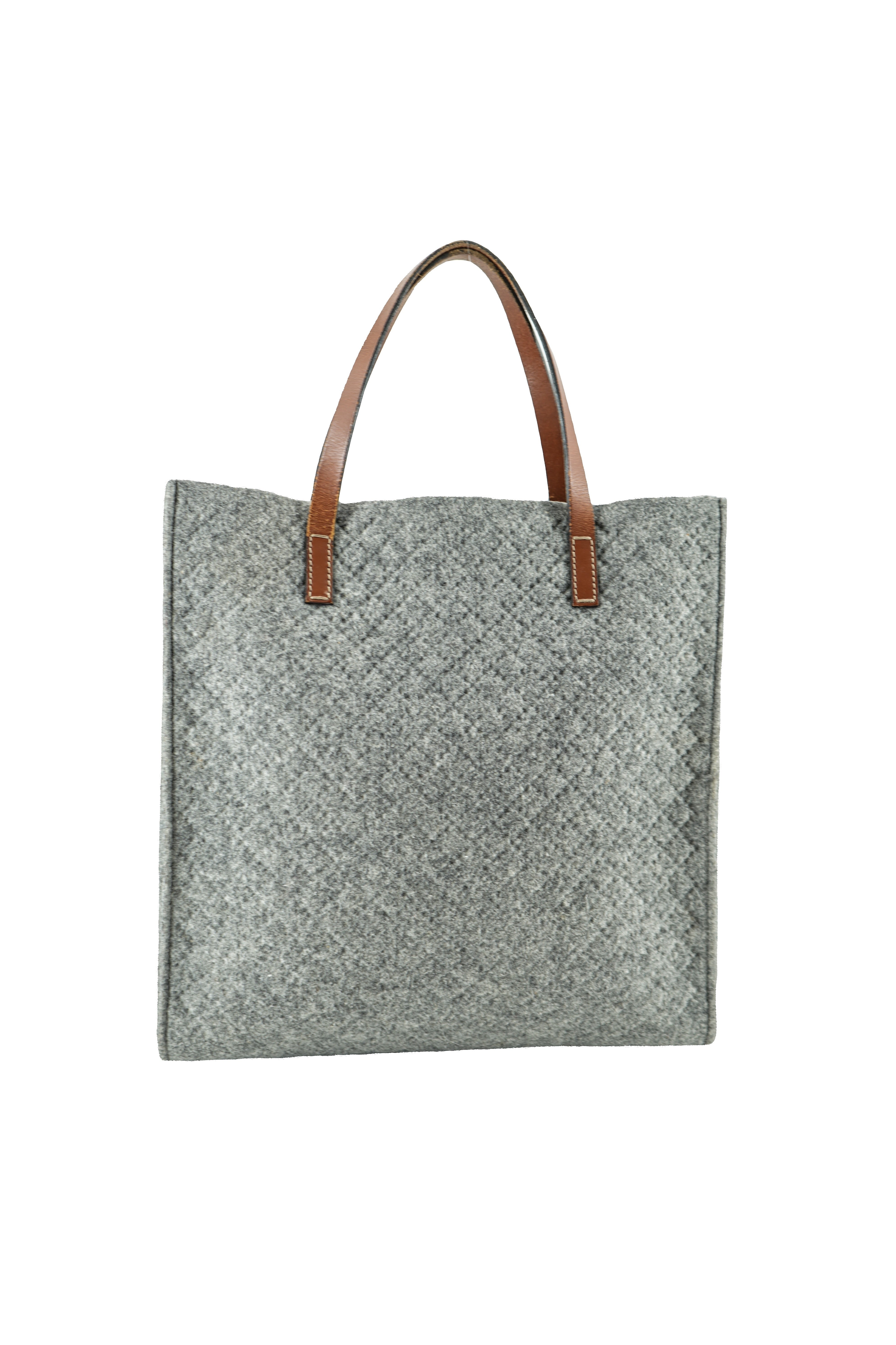 Gucci gray wool tote 295267-524947