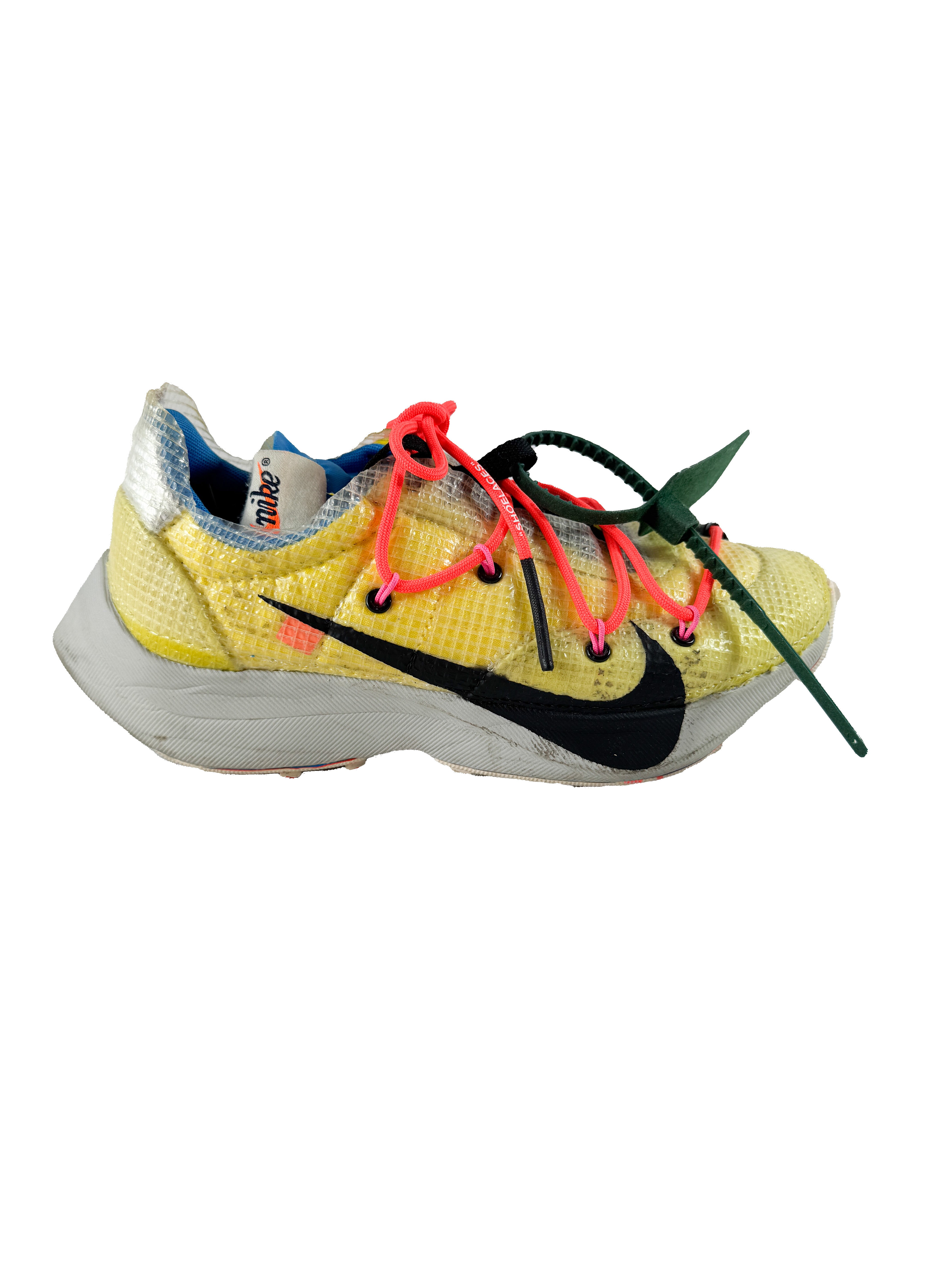 Nike x Off White yellow Vapor street tour sneakers size 7