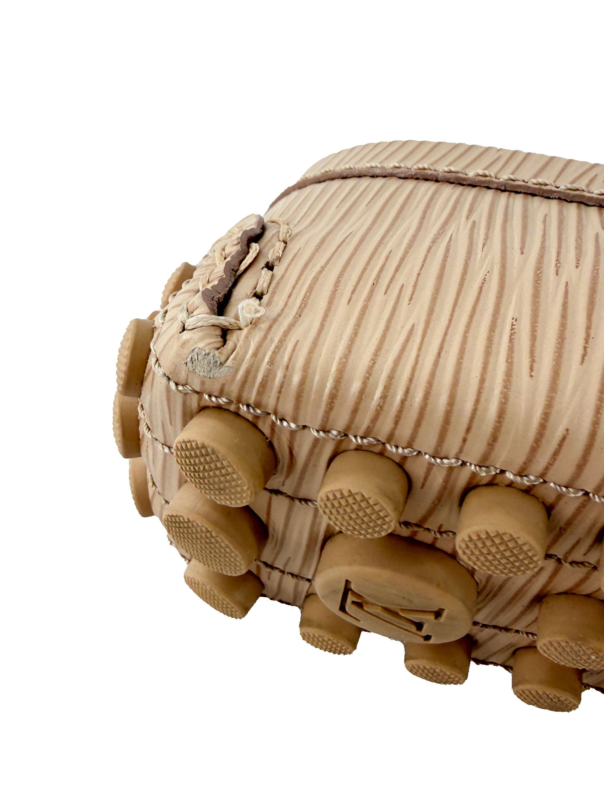 Louis Vuitton beige epi leather driving loafers size 39.5 ND0156