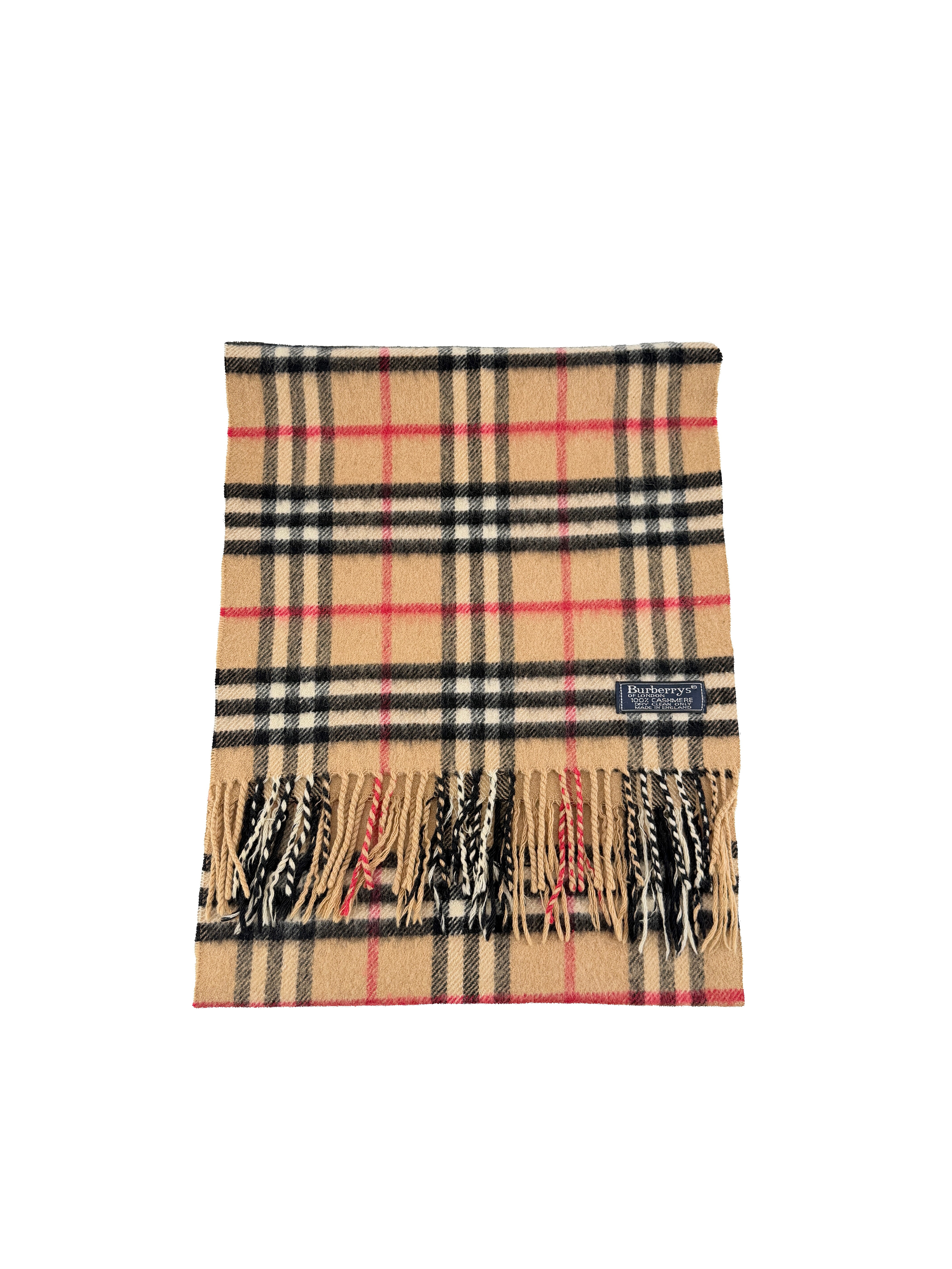 Burberry brown classic cashmere scarf