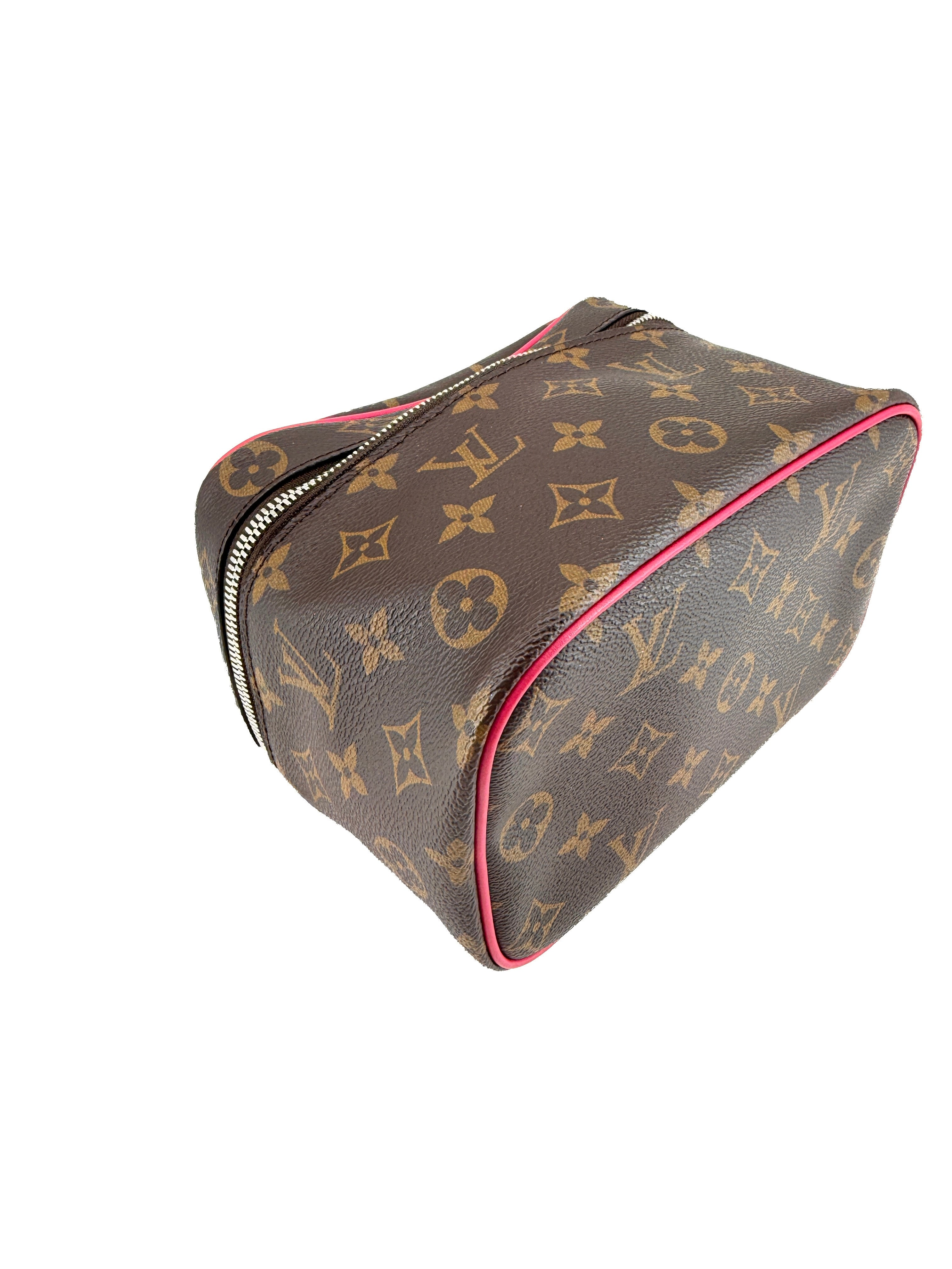 Louis Vuitton monogram pink Nice mini vanity NFC