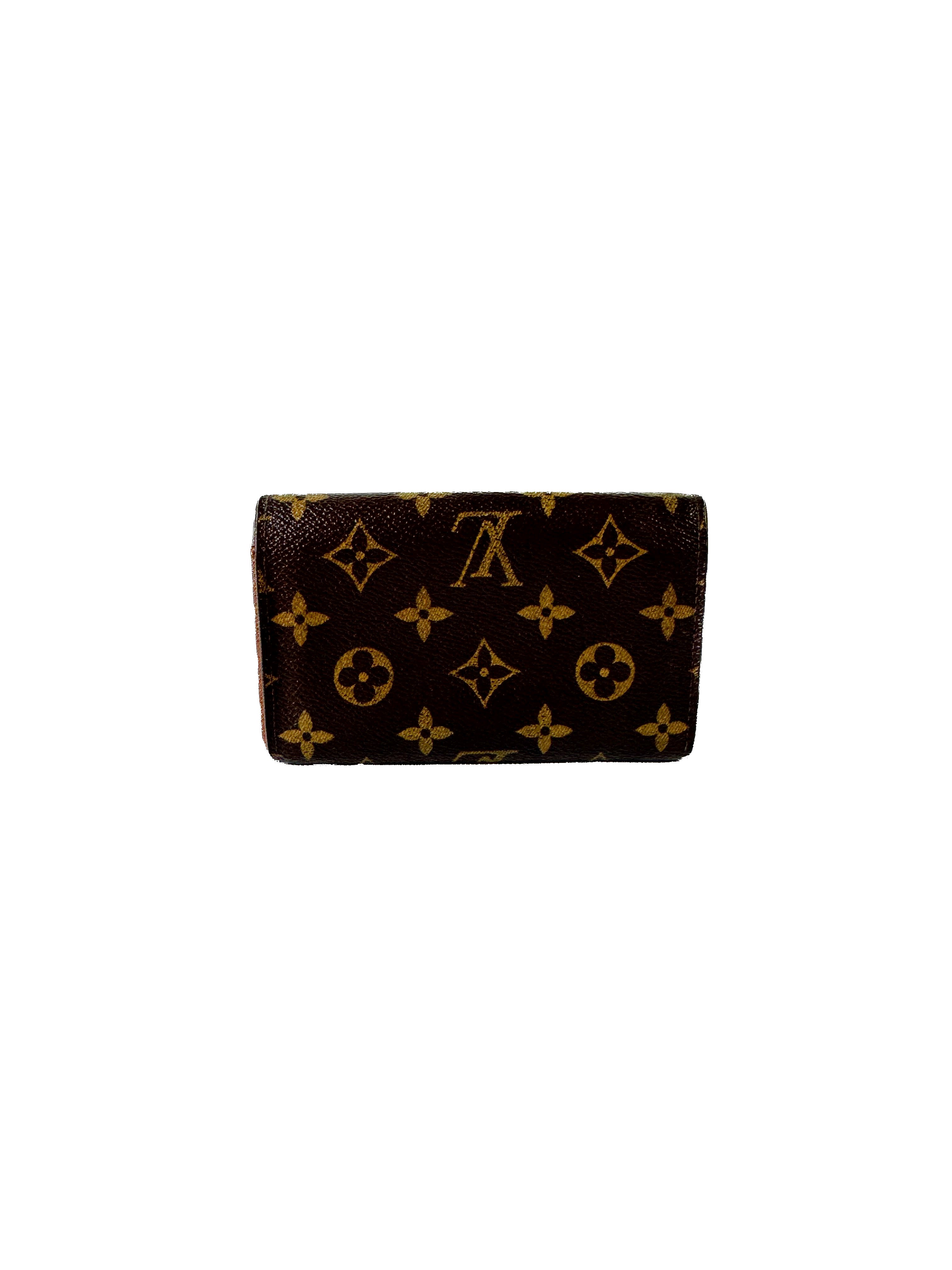 Louis Vuitton porte monnaie billets tresor monogram wallet SP1014