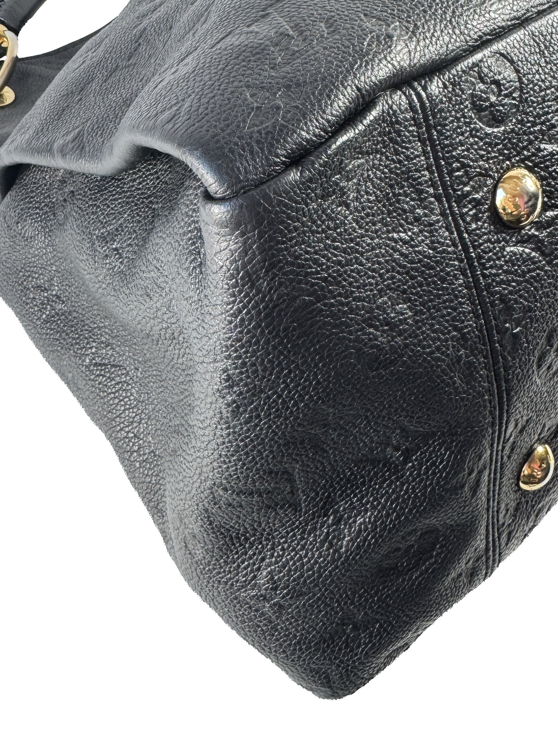 Louis Vuitton monogram black empreinte Artsy MM CA1185