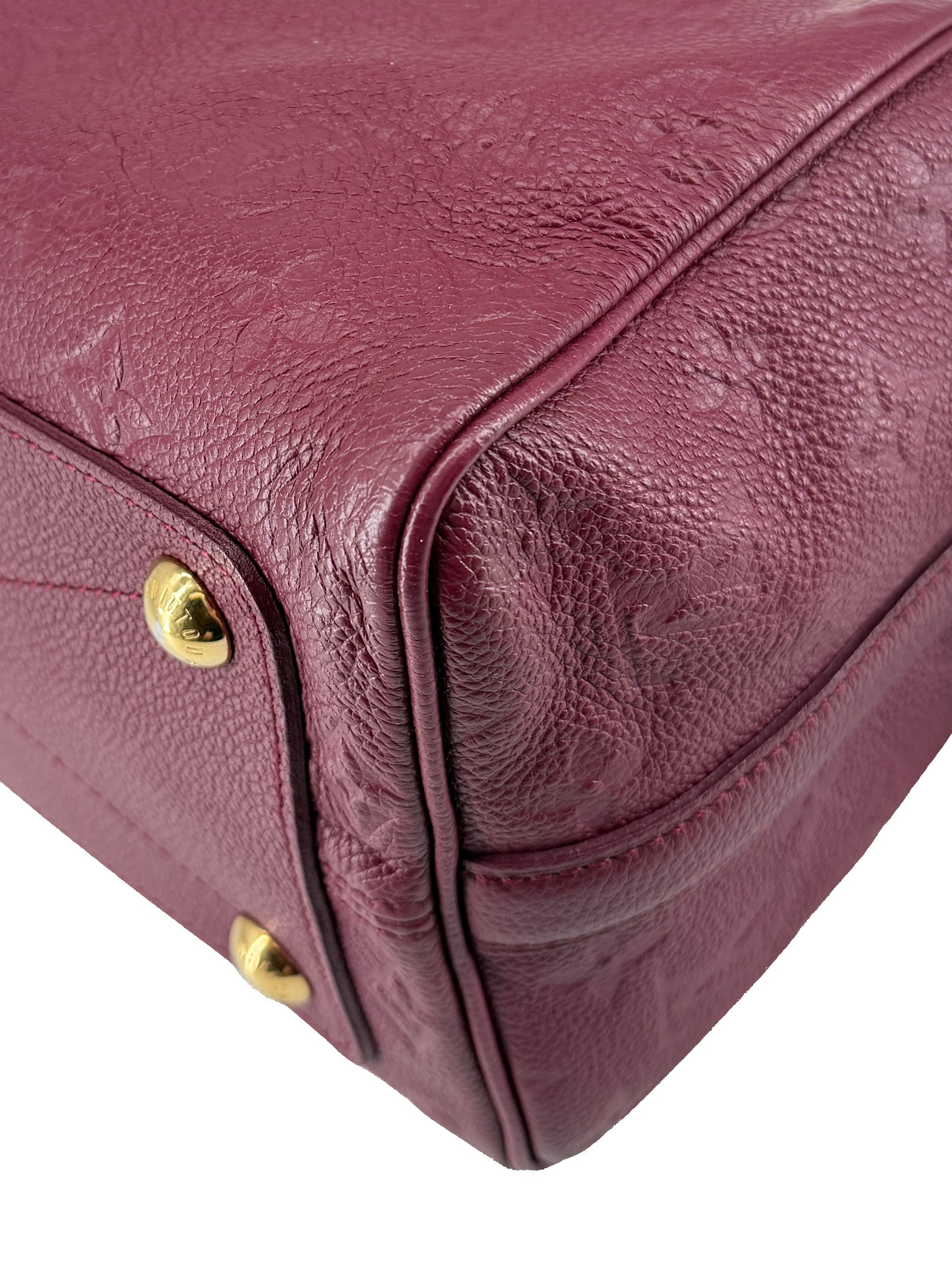 Louis Vuitton monogram empreinte Aurore Speedy 25 bandouliere SP3192
