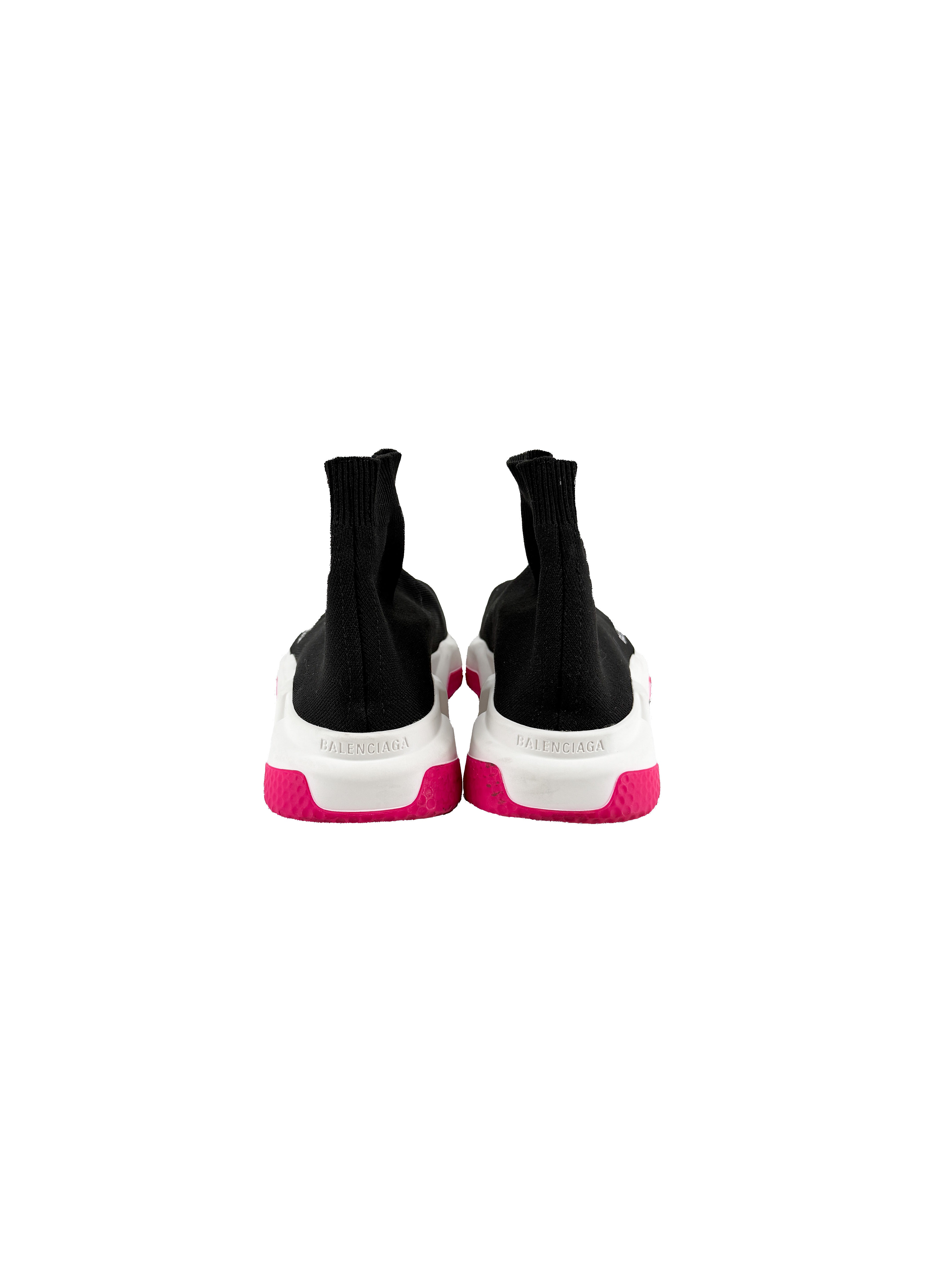 Balenciaga black pink speed trainers size 39 BOX