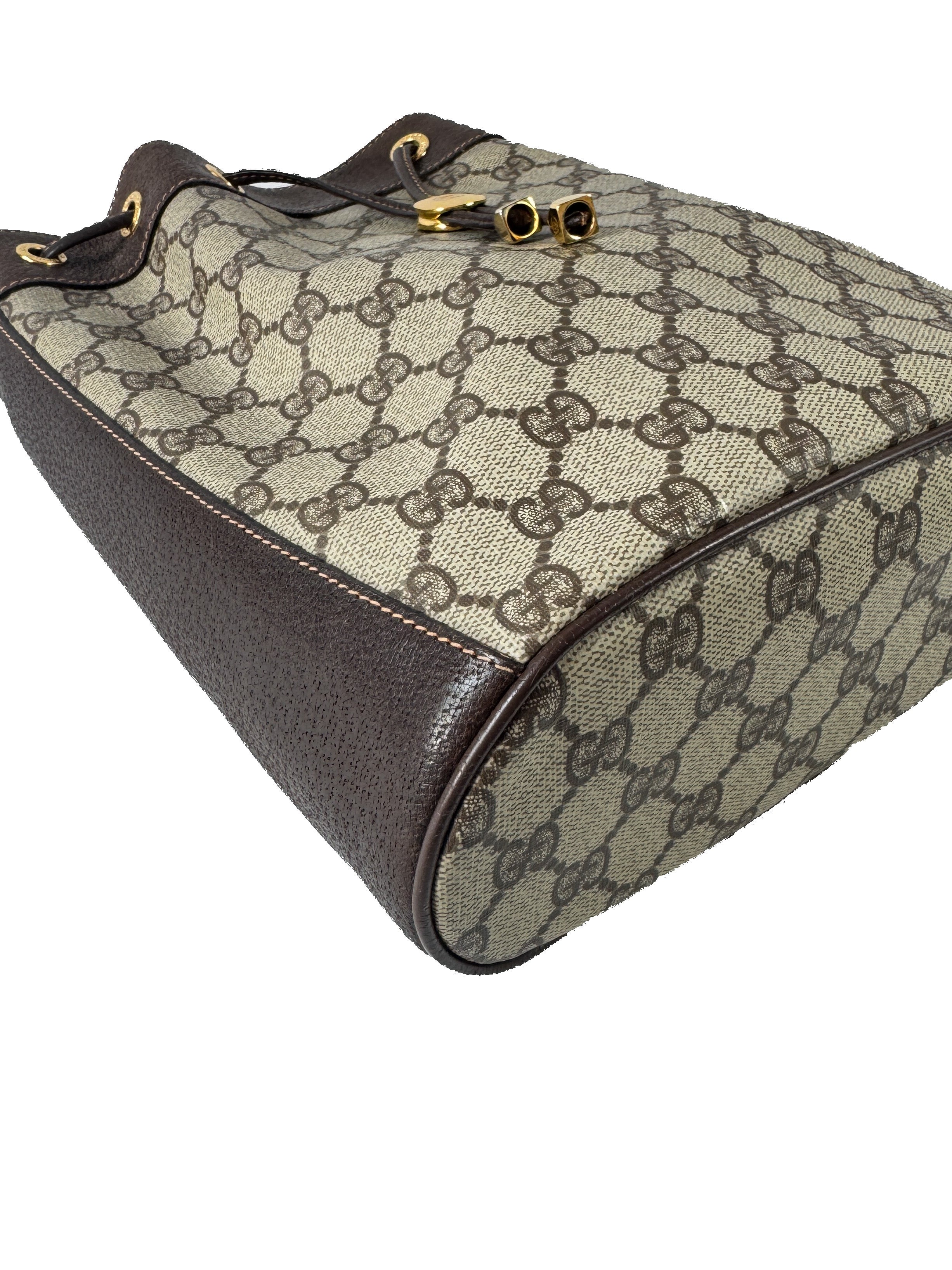 Gucci vintage GG sherry line bucket bag 164-02-034