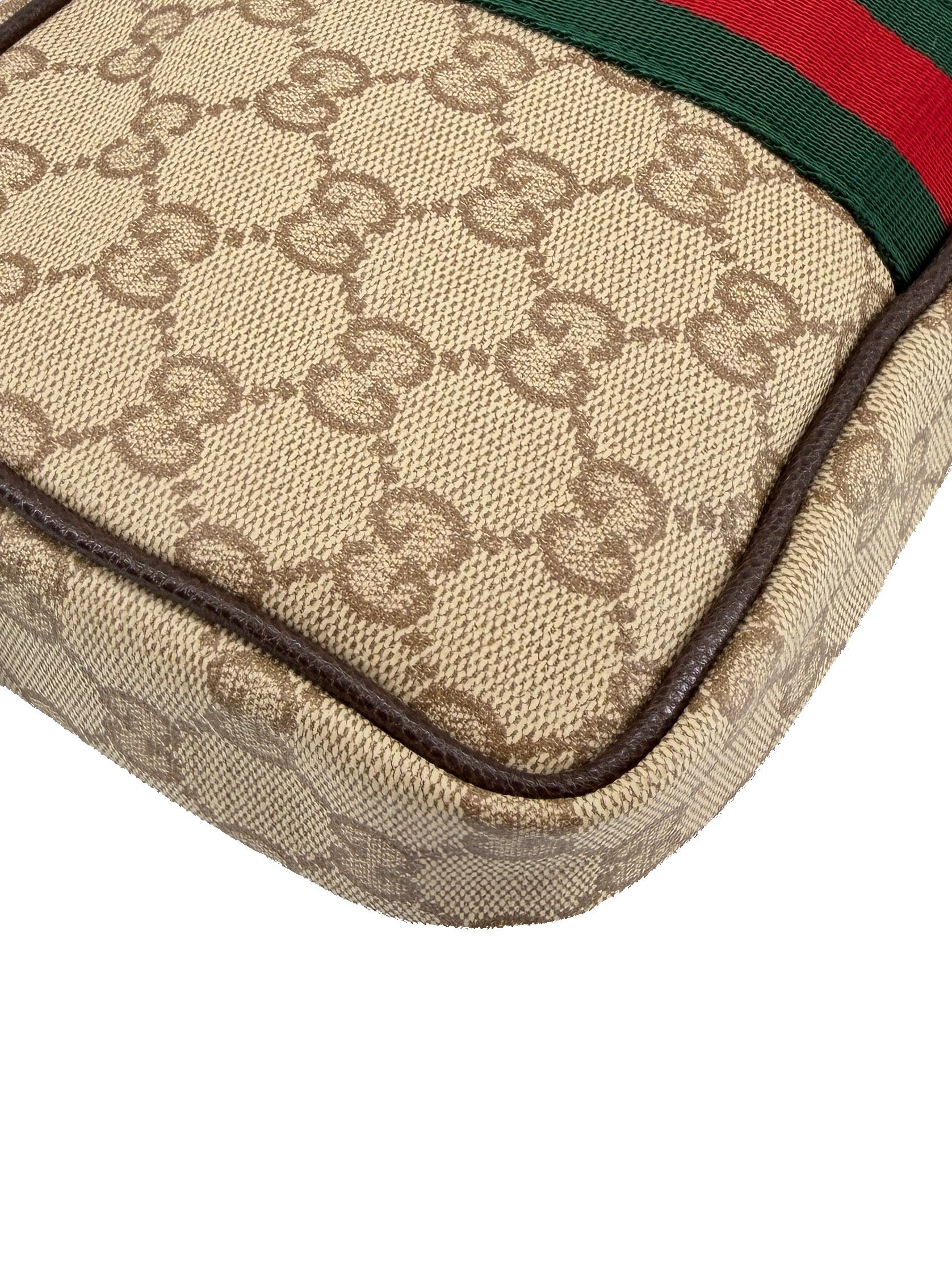 Gucci brown GG mini bag with Web 876391-0416