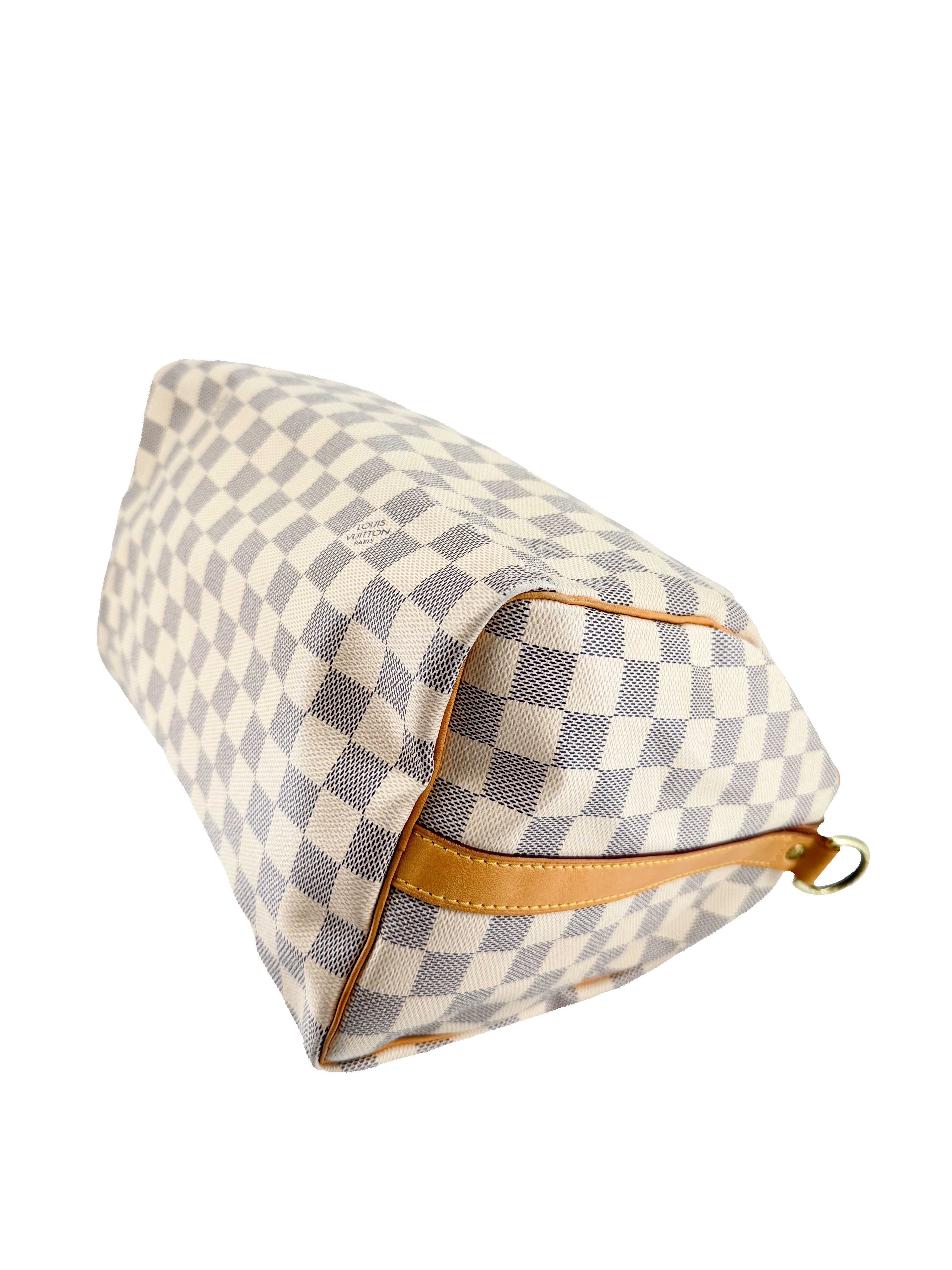 Louis Vuitton damier Azur Speedy 30 bandouliere SP1153