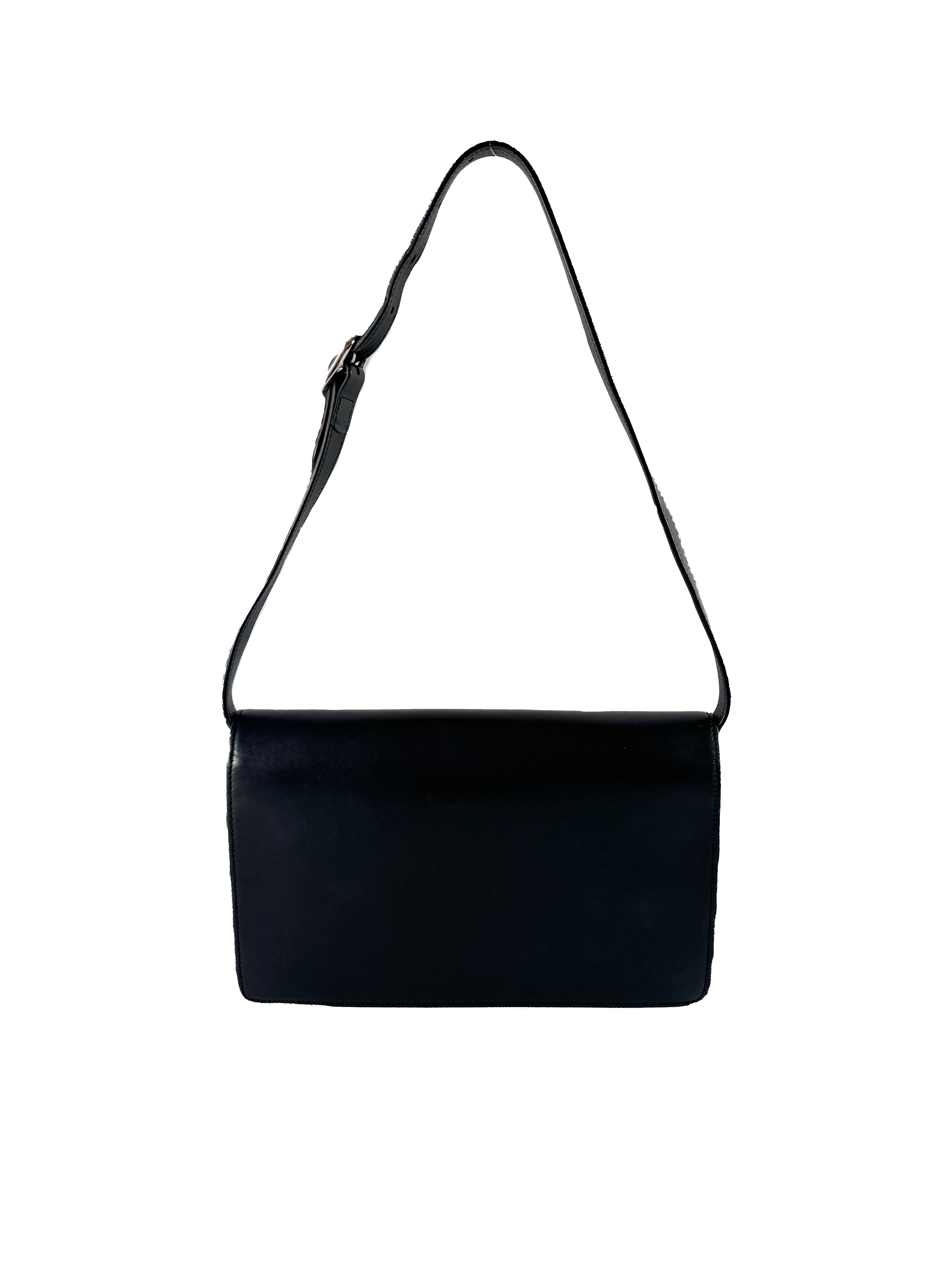 Gucci black GG Broadway leather convertible bag 371505 000926