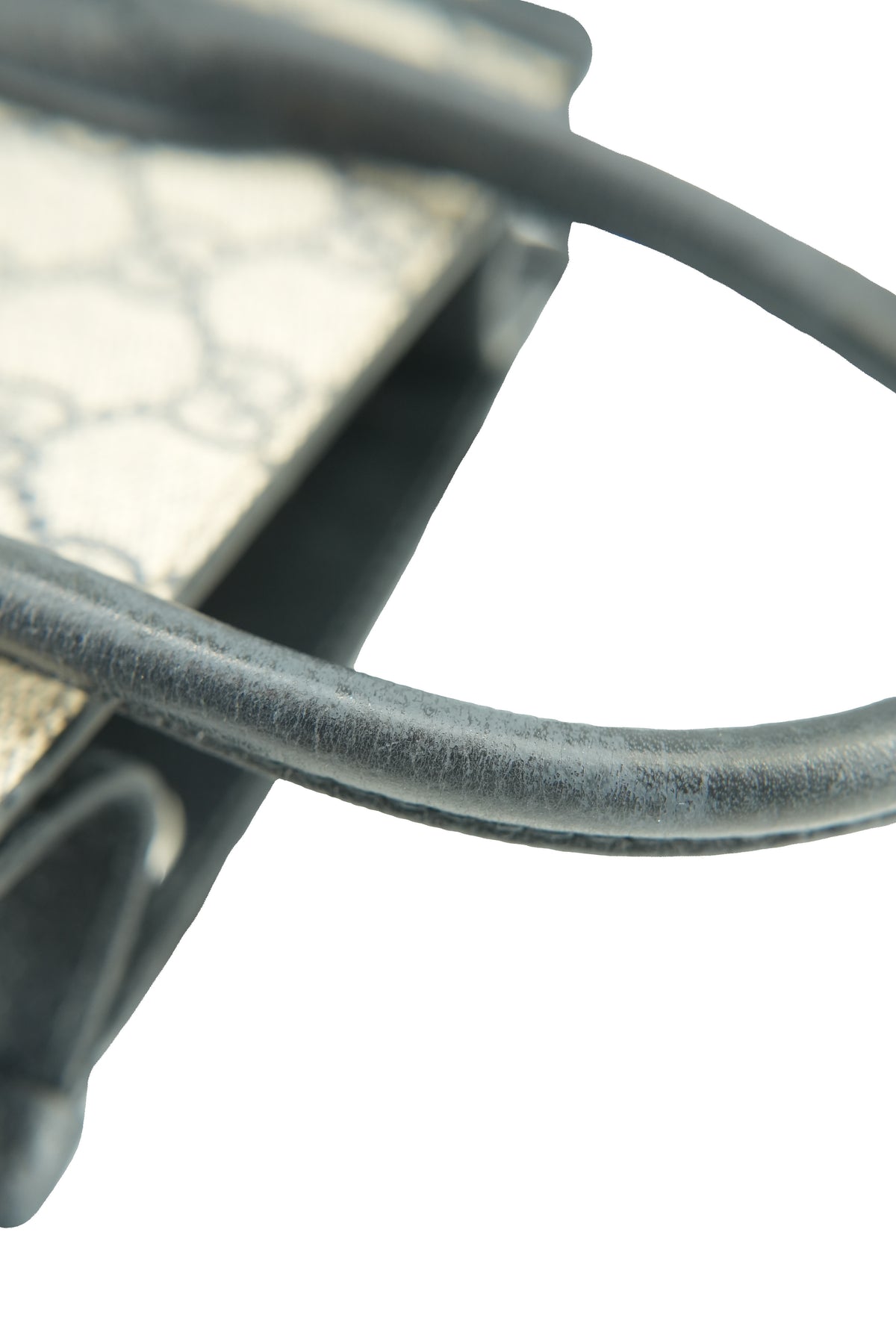 Gucci navy mini Supreme tote