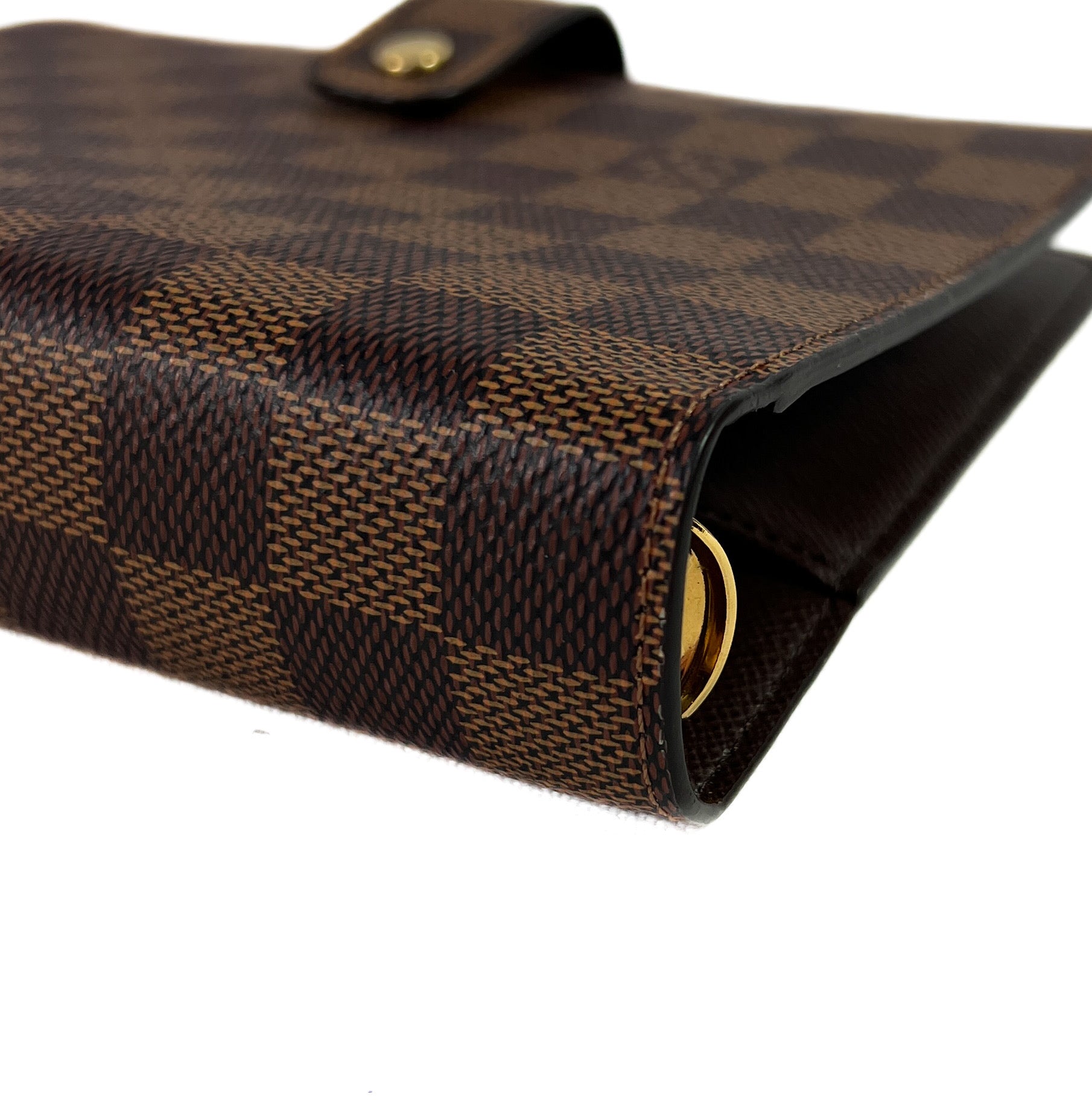 Louis Vuitton damier ebene medium ring agenda