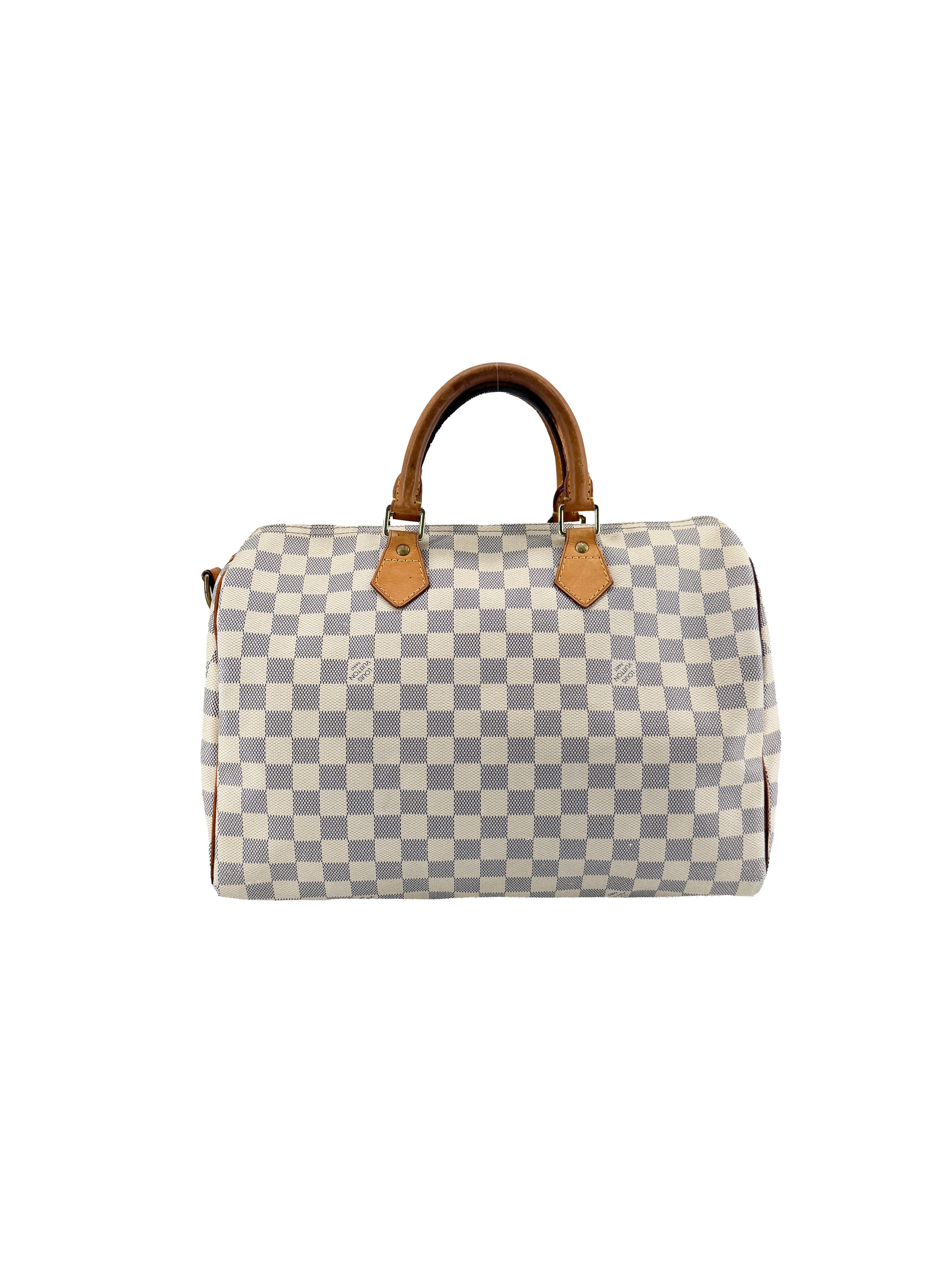 Louis Vuitton damier azur Speedy 35 bandouliere SP0143