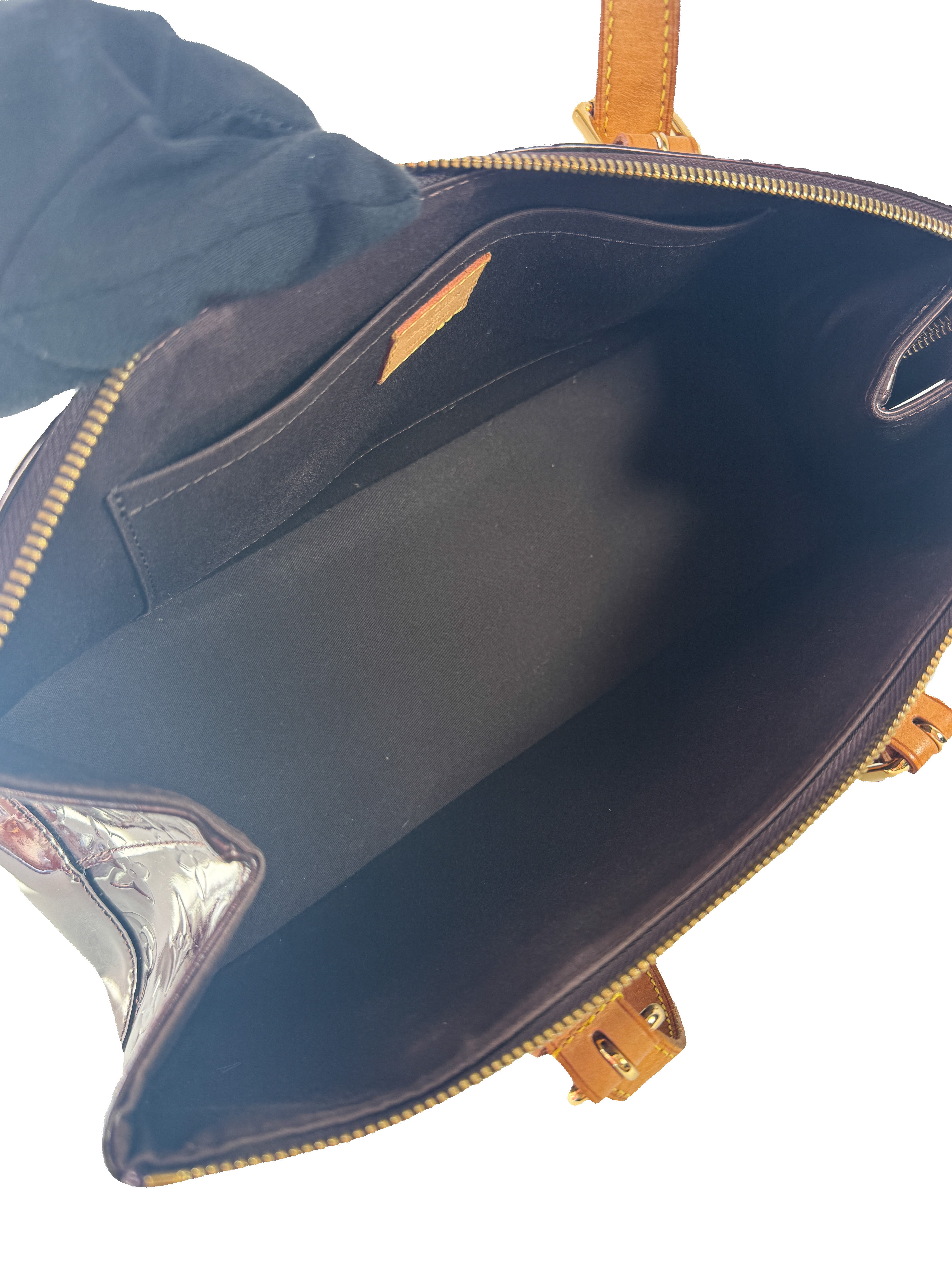 Louis Vuitton vernis rosewood ave bag SL4007