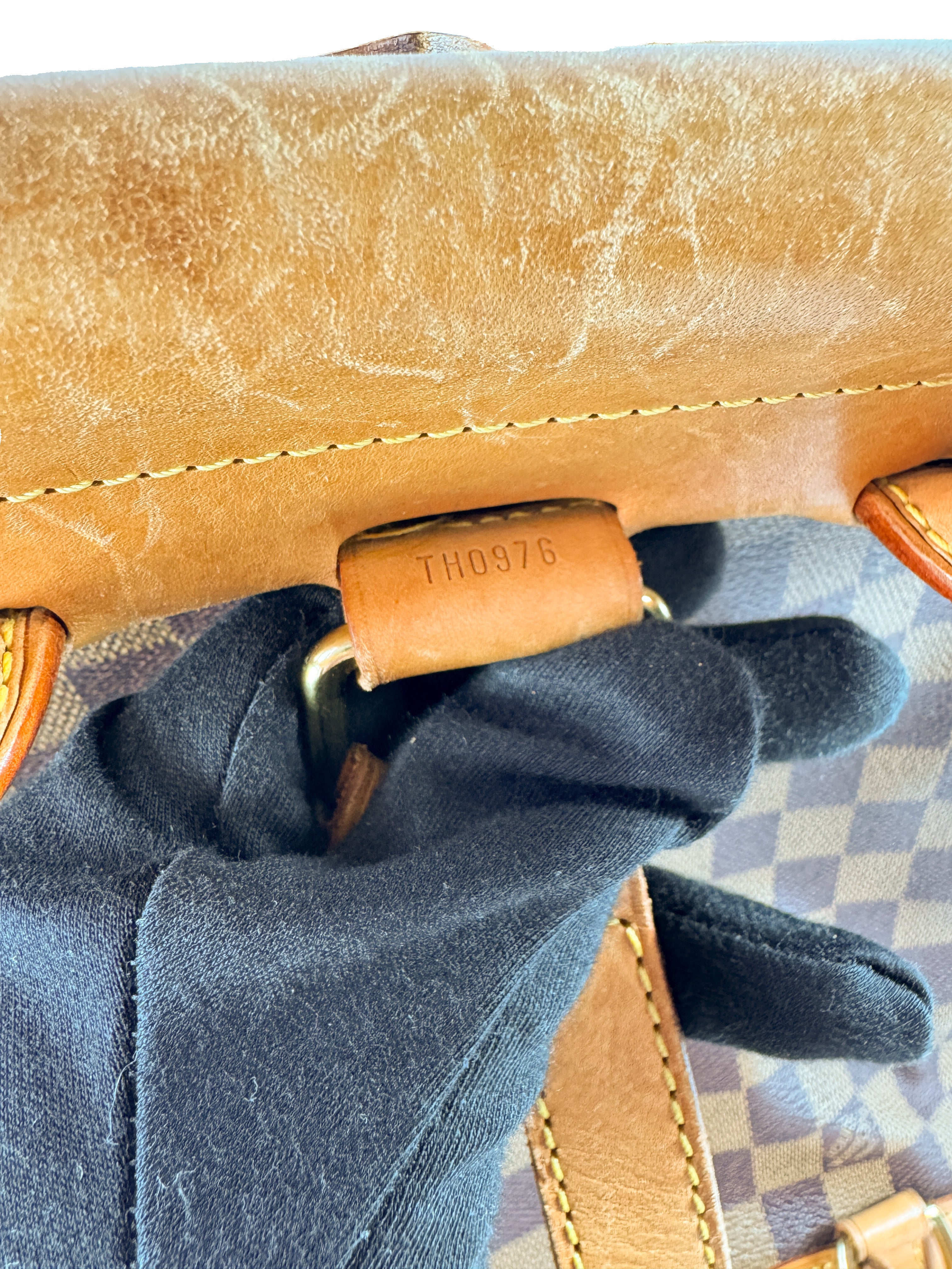 Louis Vuitton damier ebene Arlequin centenaire backpack TH0976