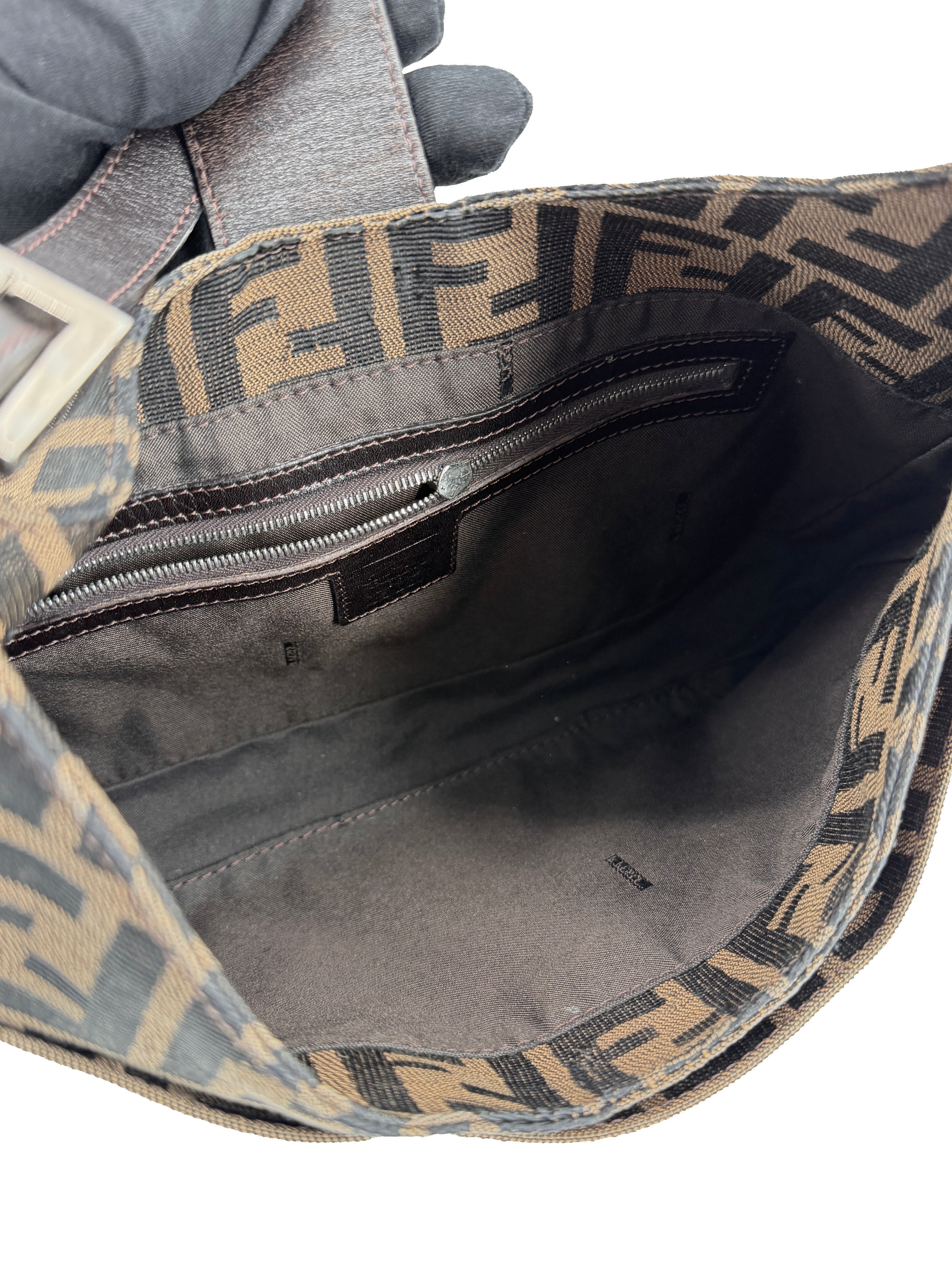 Fendi brown Zucca Mamma shoulder bag *as is*