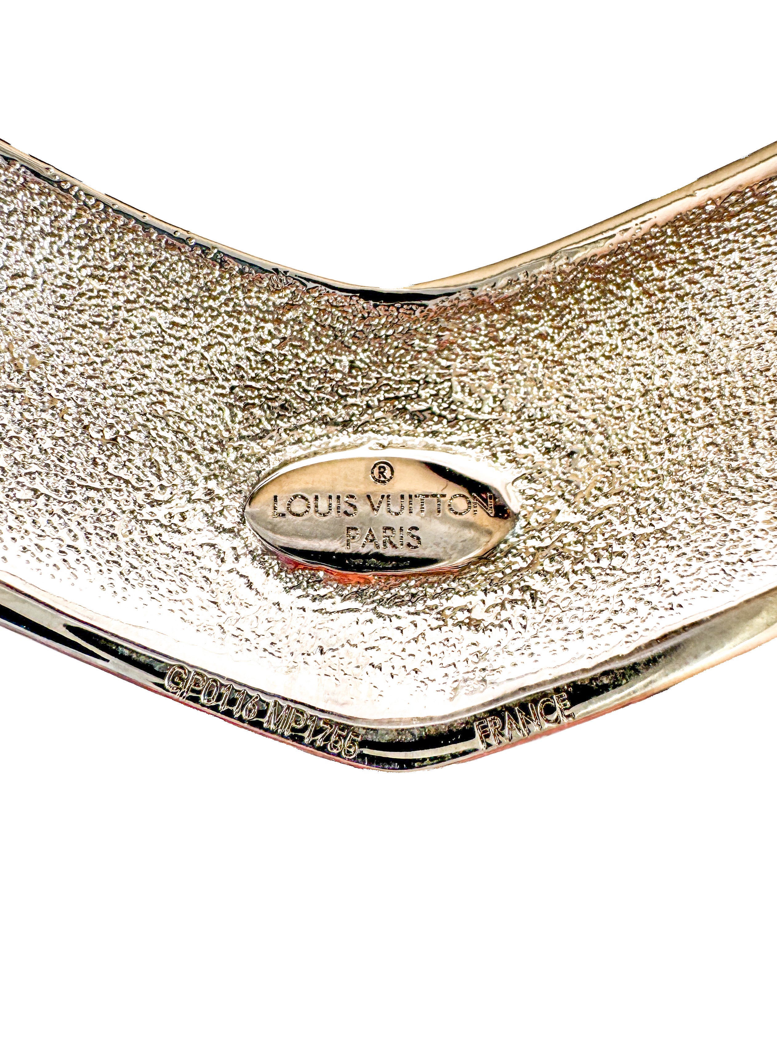 Louis Vuitton monogram silver tone Tiara GP0116