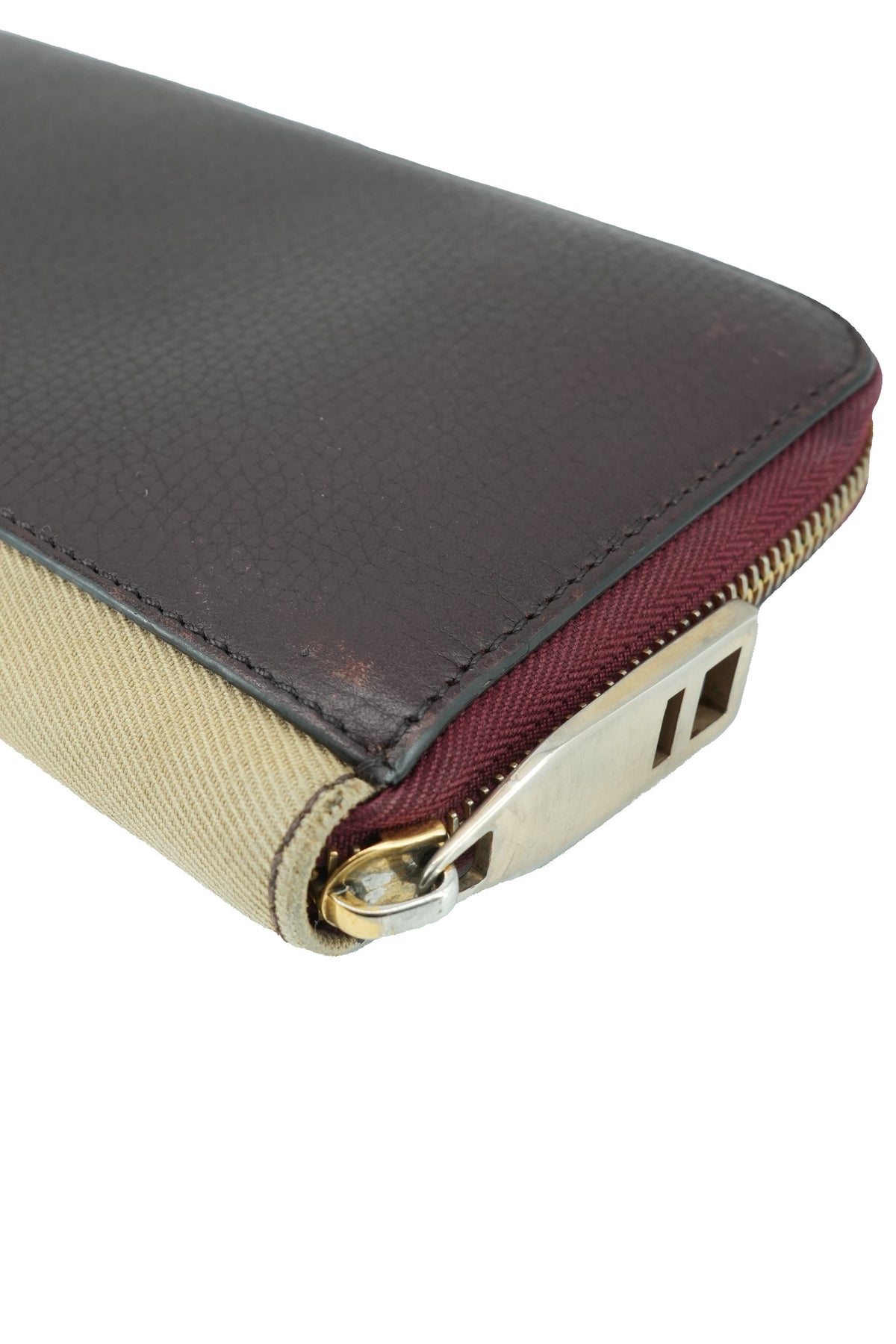 Burberry burgundy plaid organizer wallet MDTTSIC70CHI