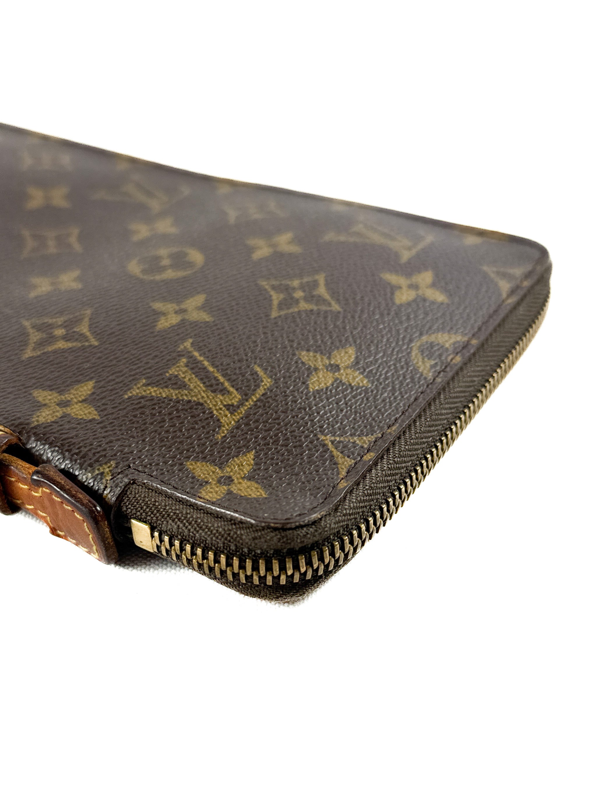 Louis Vuitton monogram vintage organizer de voyage travel wallet MI1917