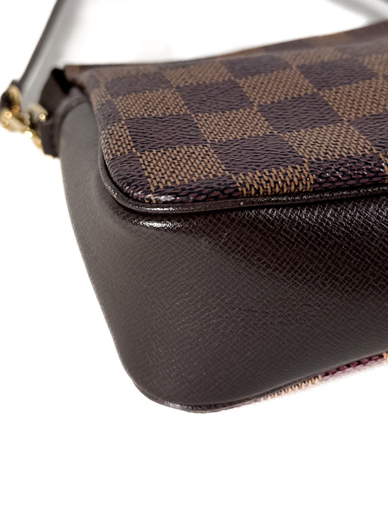 Louis Vuitton damier ebene Trousse make up bag pochette SP0021