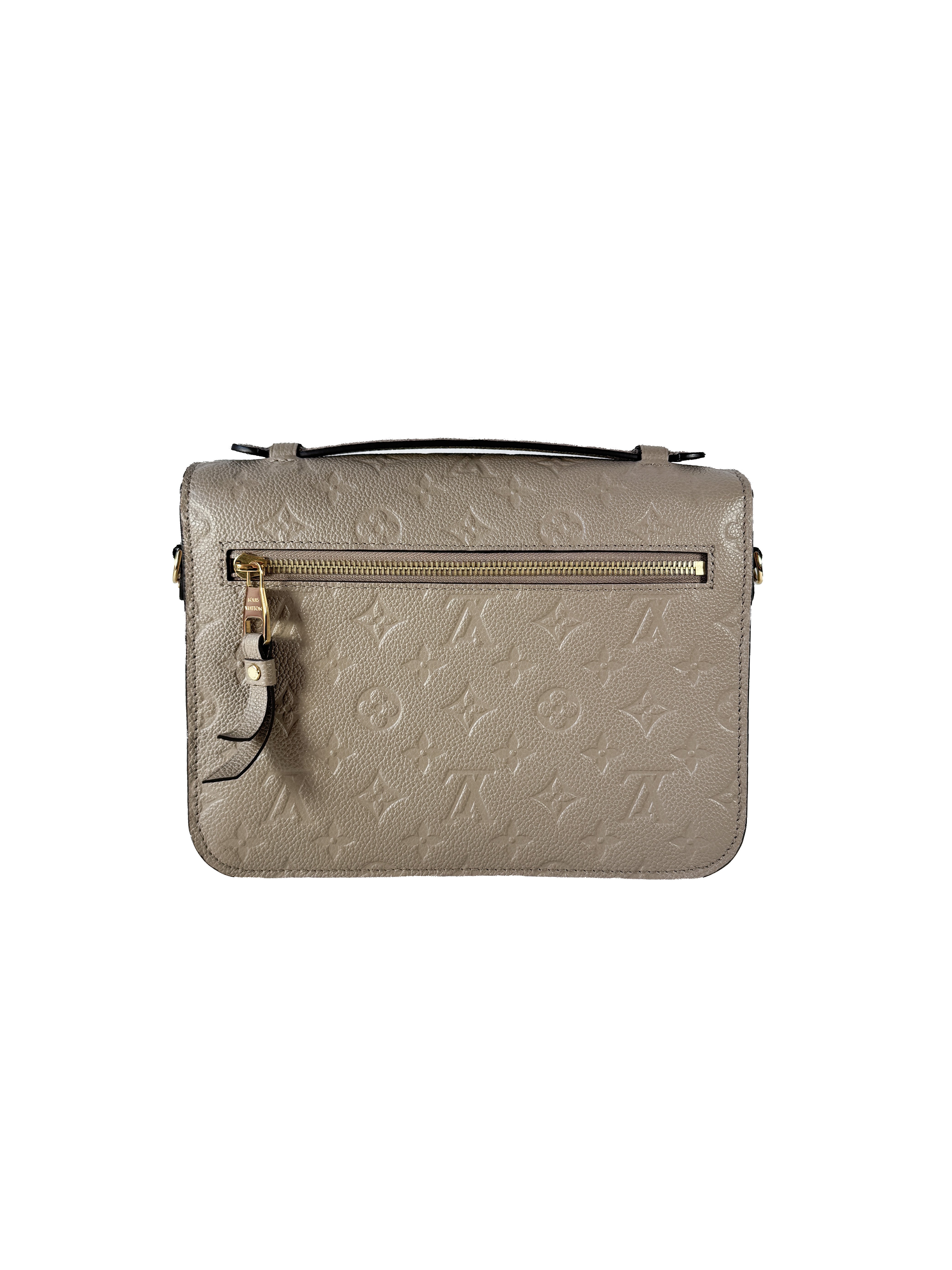Louis Vuitton Pochette Metis turtledove empreinte leather NFC
