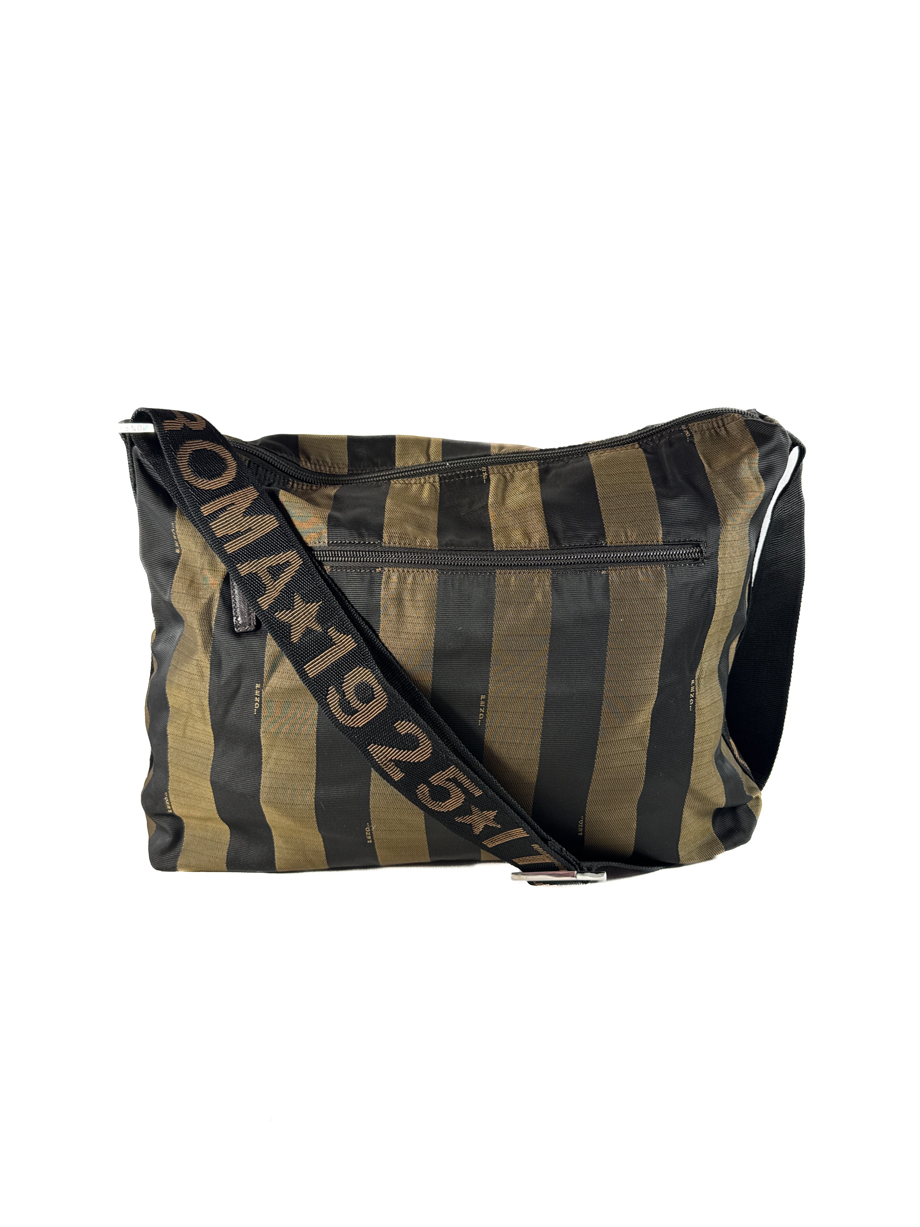 Fendi pequin striped nylon crossbody 2454/26523/098