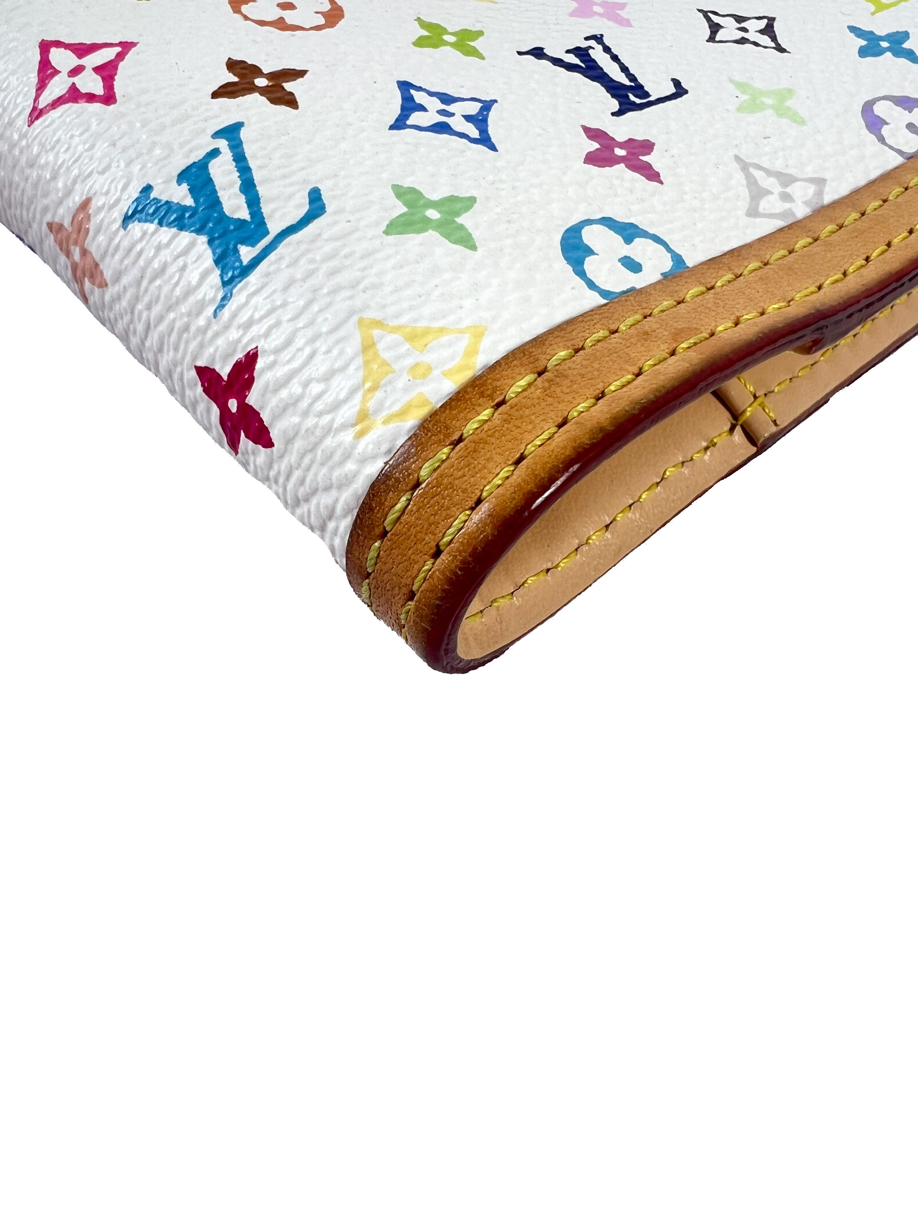 Louis Vuitton monogram white multicolor agenda PM CA0055