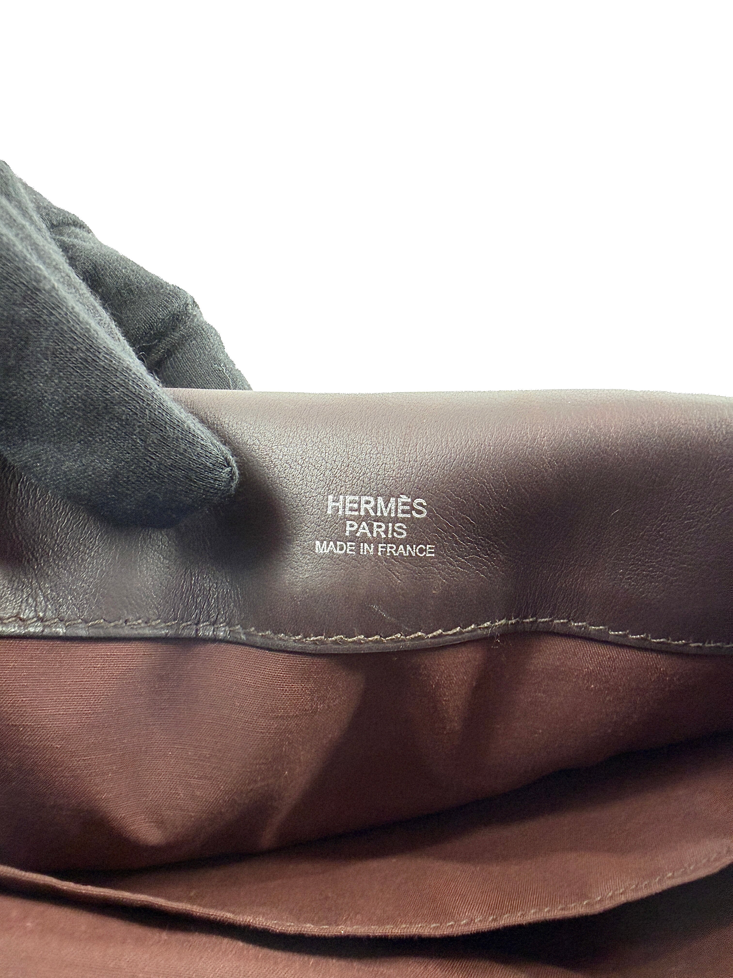 Hermès Heeboo red canvas tote