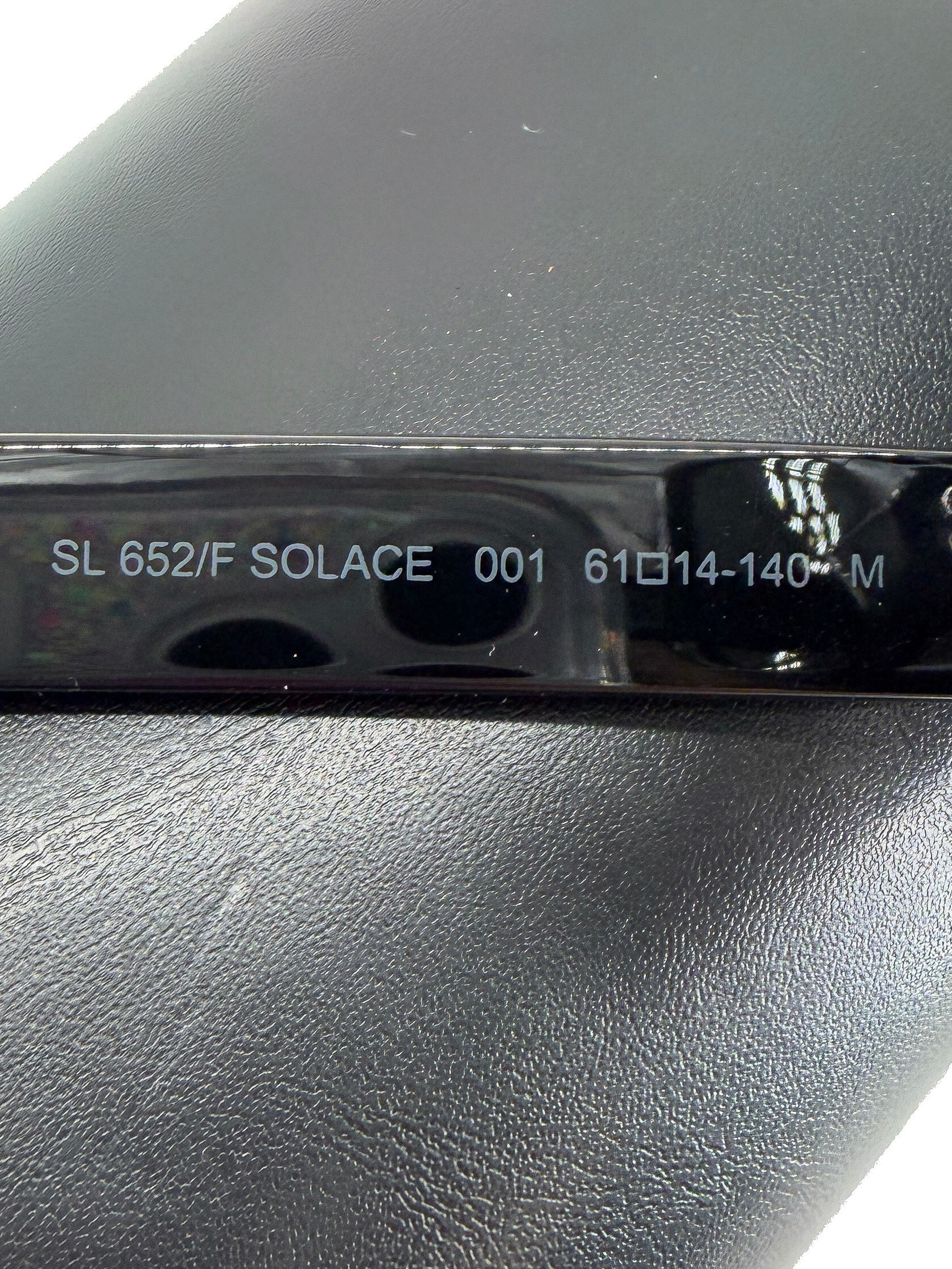 Saint Laurent black Solace sunglasses SL652/F T10ER11970 *case*