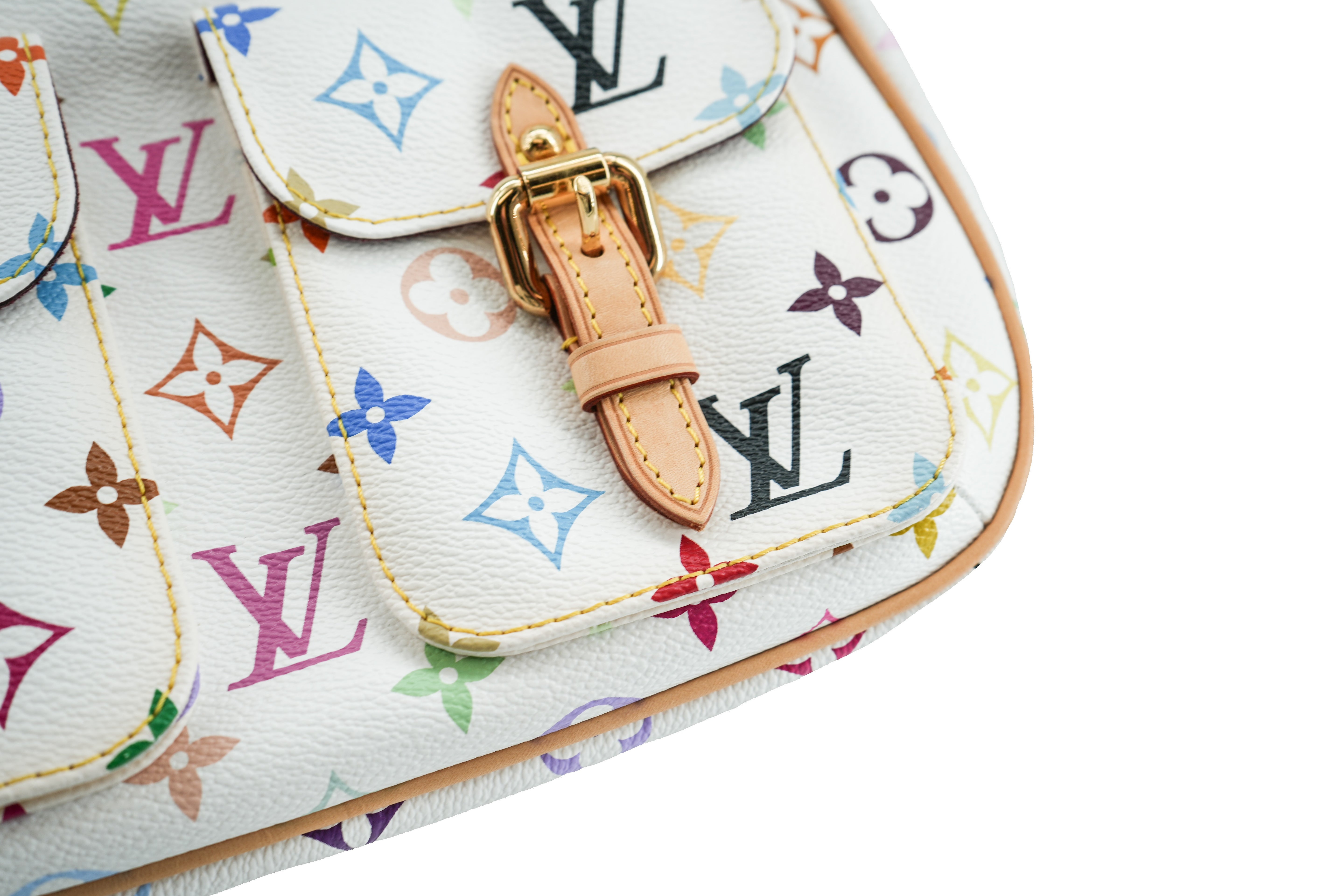 Louis Vuitton white multicolor Lodge PM LD0033