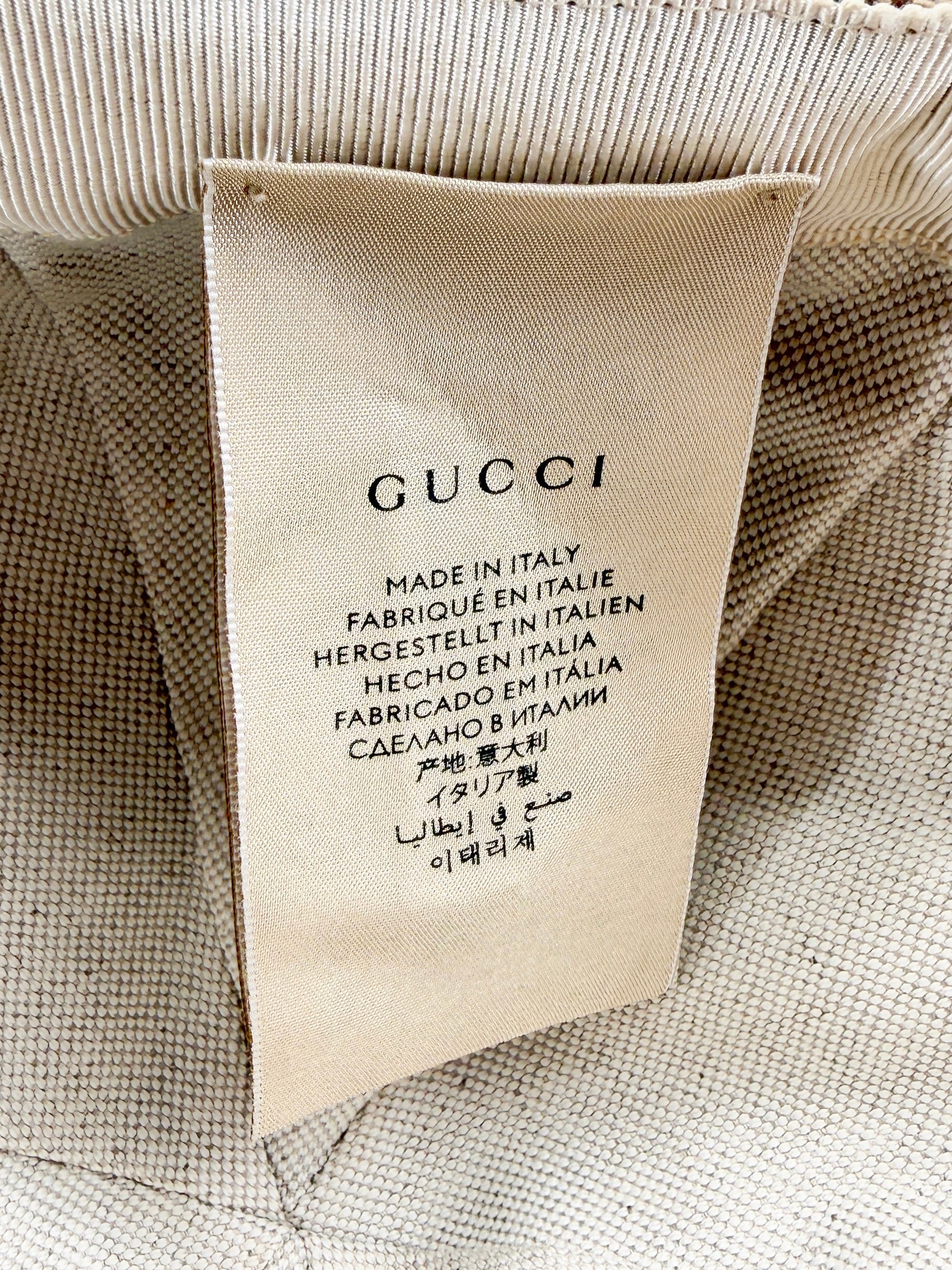 Gucci brown jumbo GG hat size M, 681264 3HAGJ