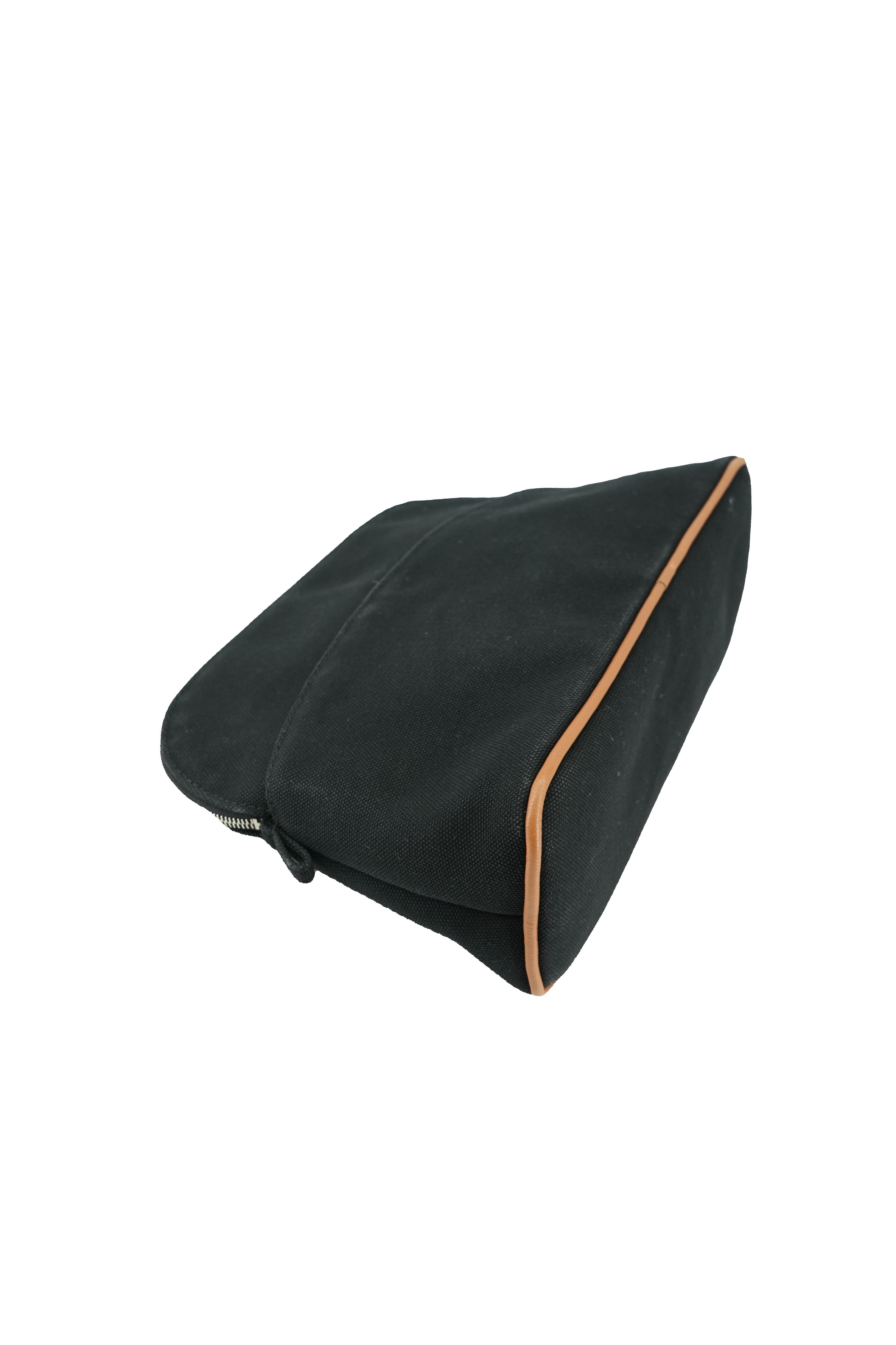 Hermès black Bolide medium zip pouch