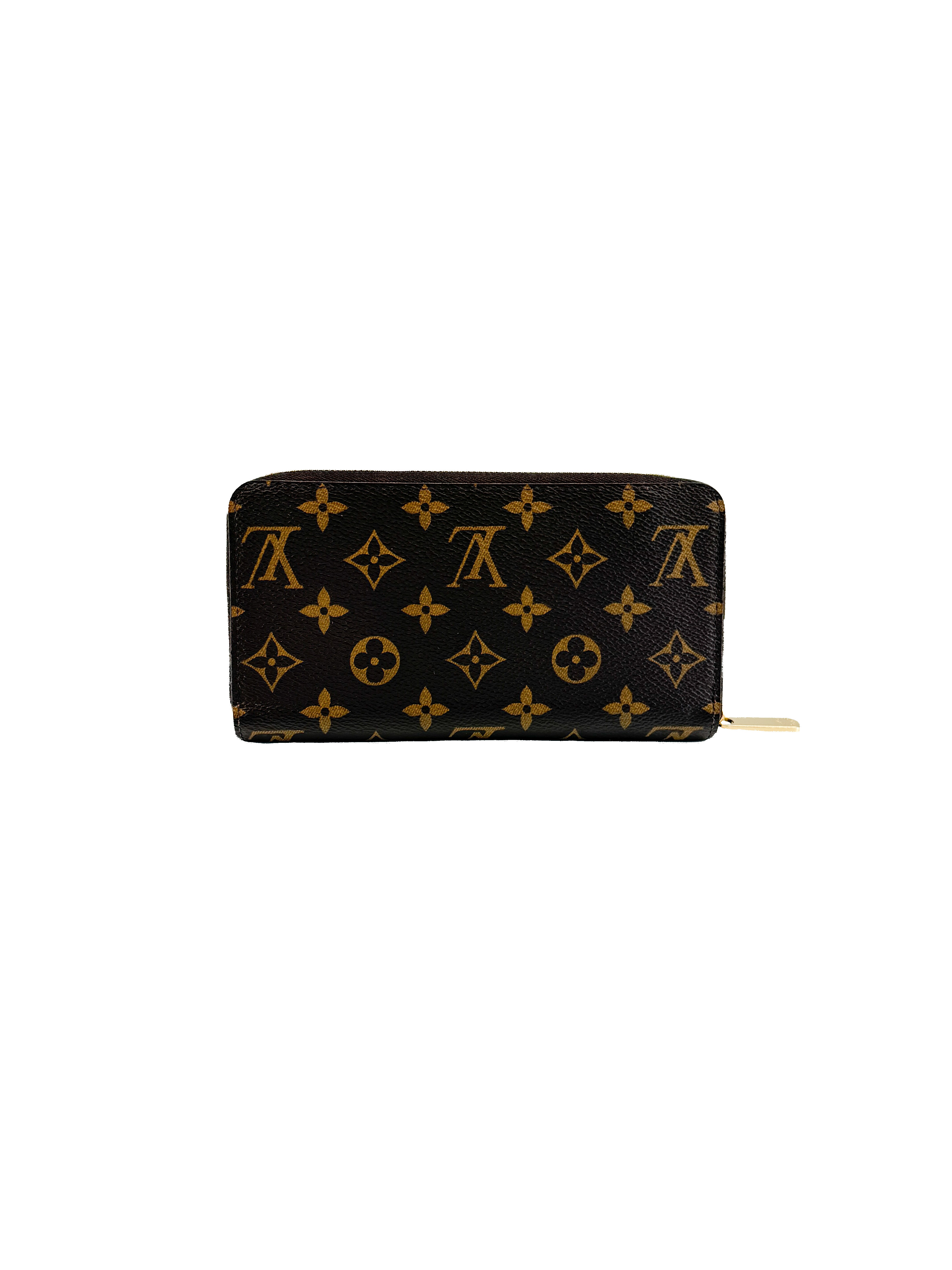 Louis Vuitton monogram zippy wallet NFC