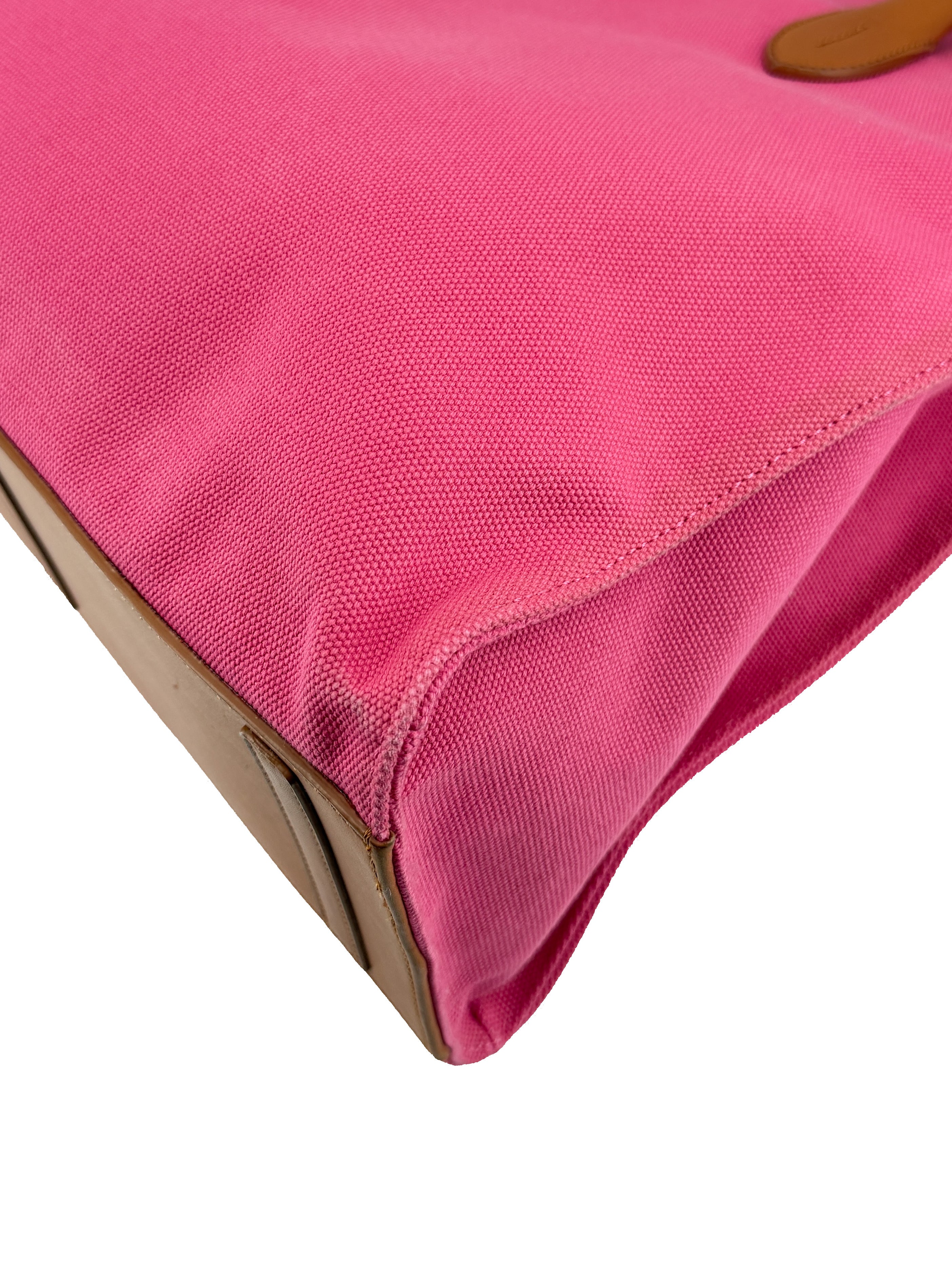 Ralph Lauren pink canvas Ricky tote