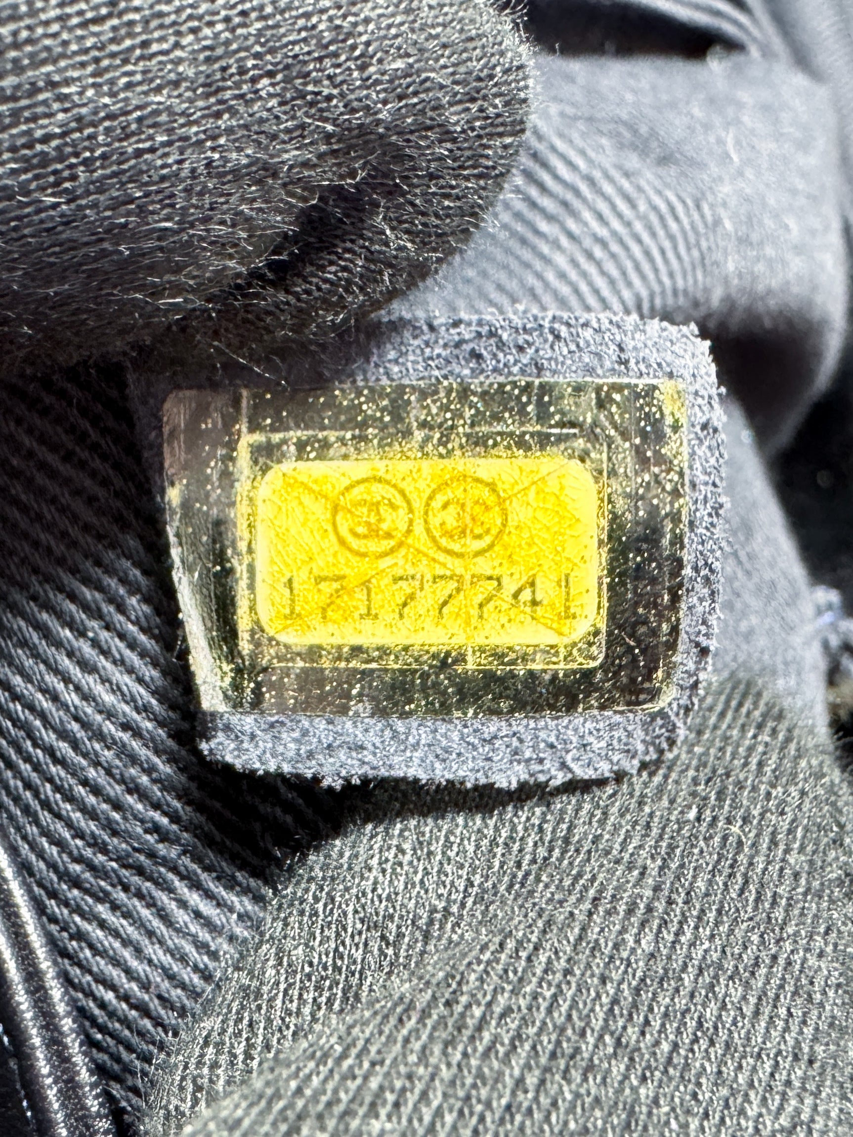 Chanel navy leather reissue quilted aged tote large 17177741