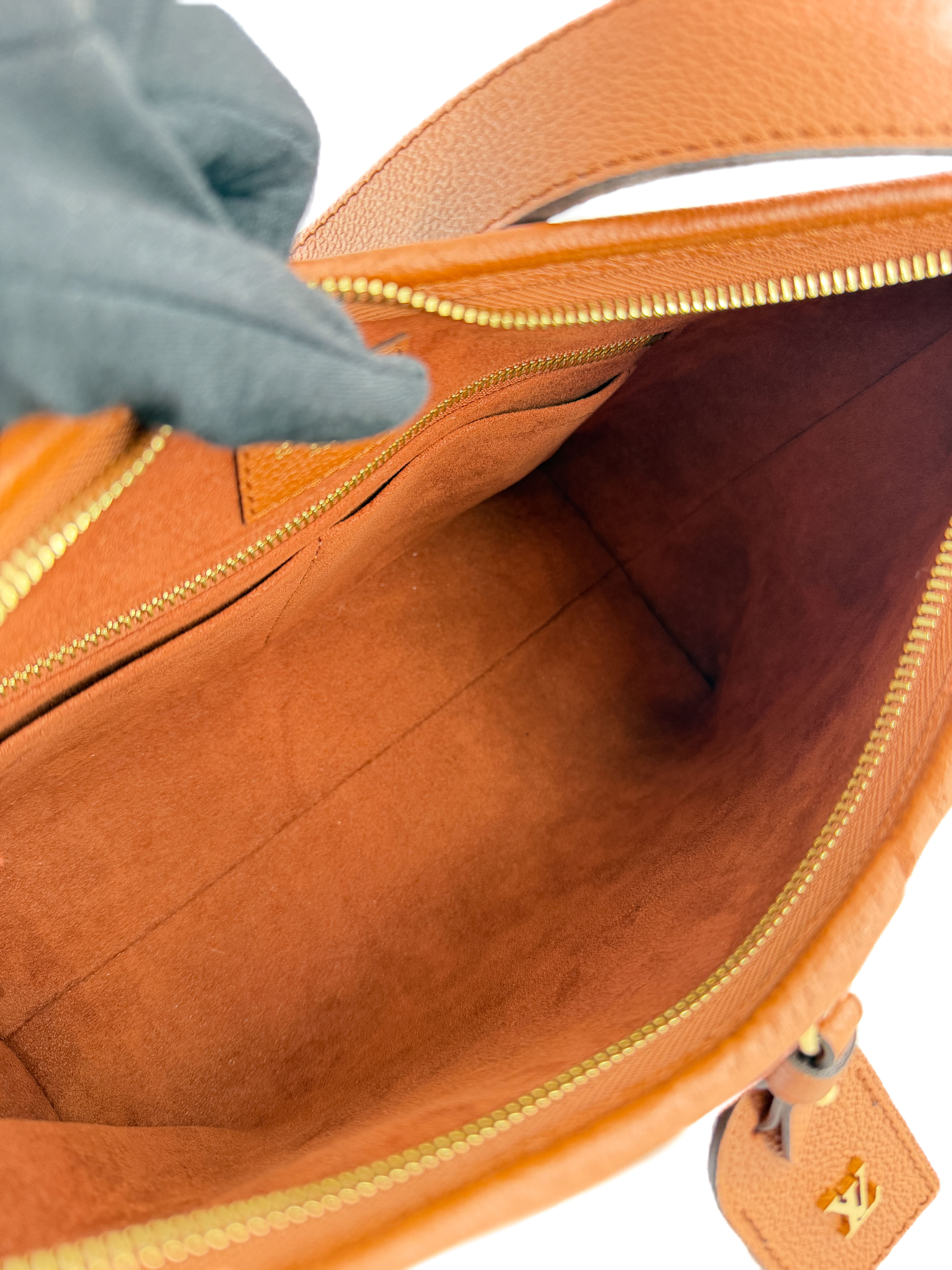 Louis Vuitton monogram empriente CarryAll PM cognac NFC