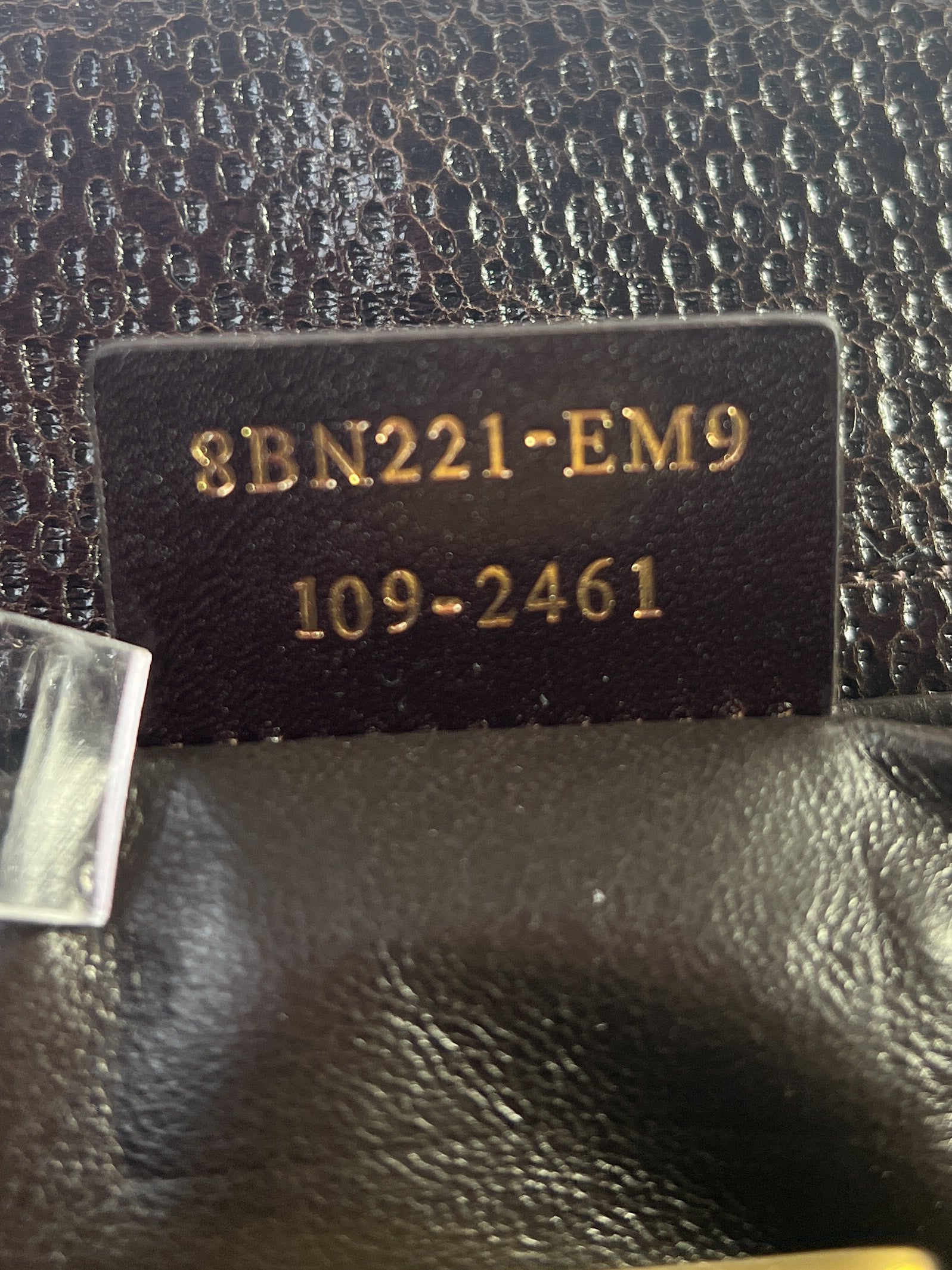 Fendi brown leather Classico No 3 satchel