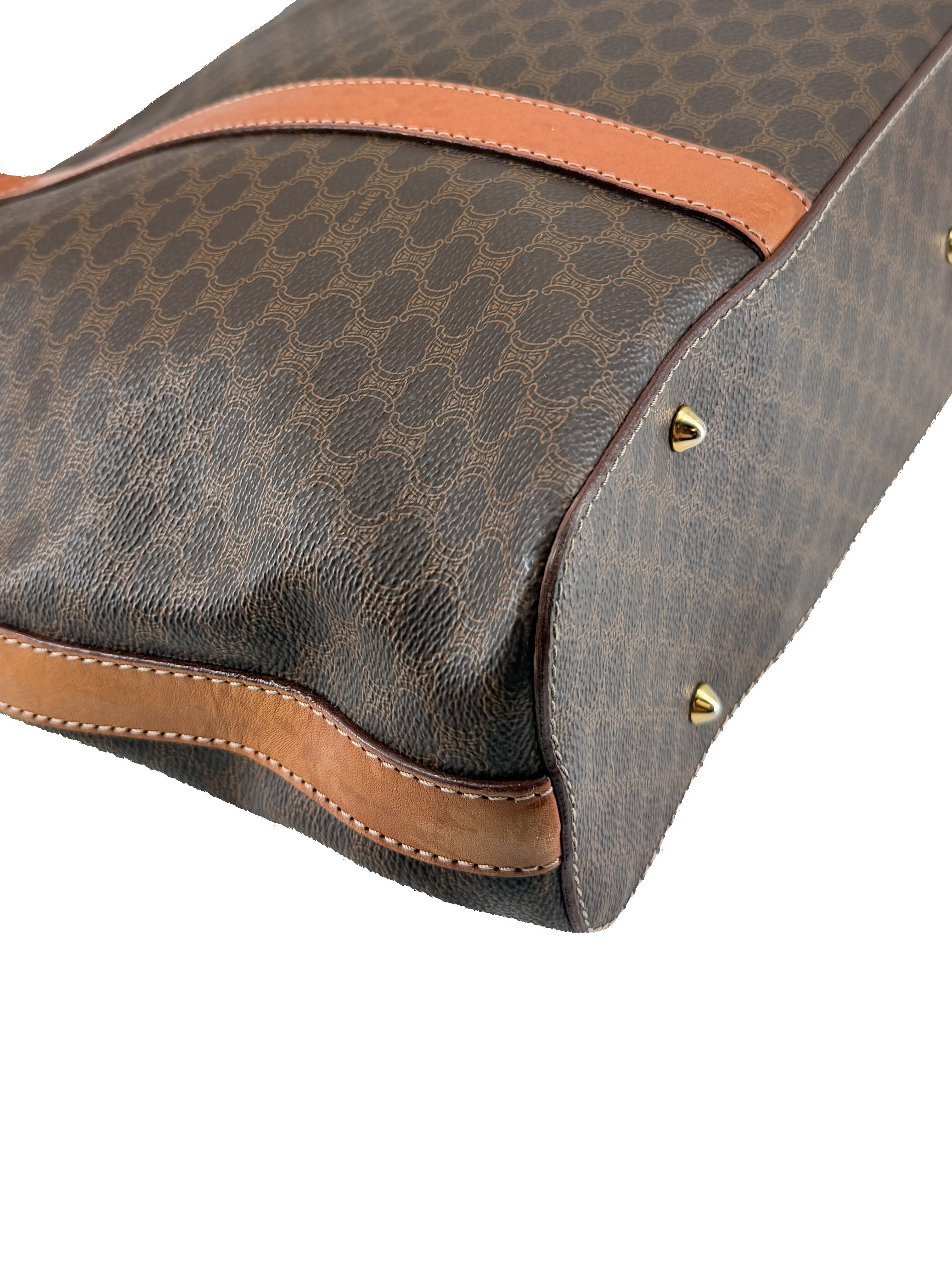 Celine brown vintage Macadam tote DM94