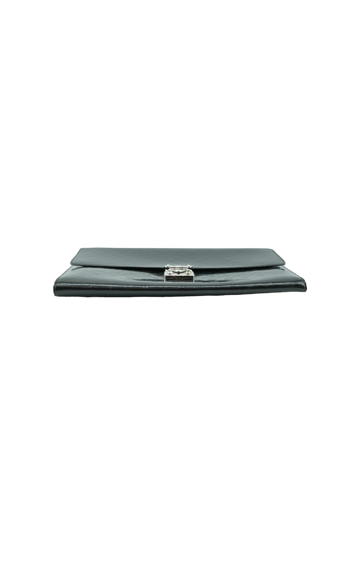 Louis Vuitton black vernis Glace Anouchka pochette TH1011