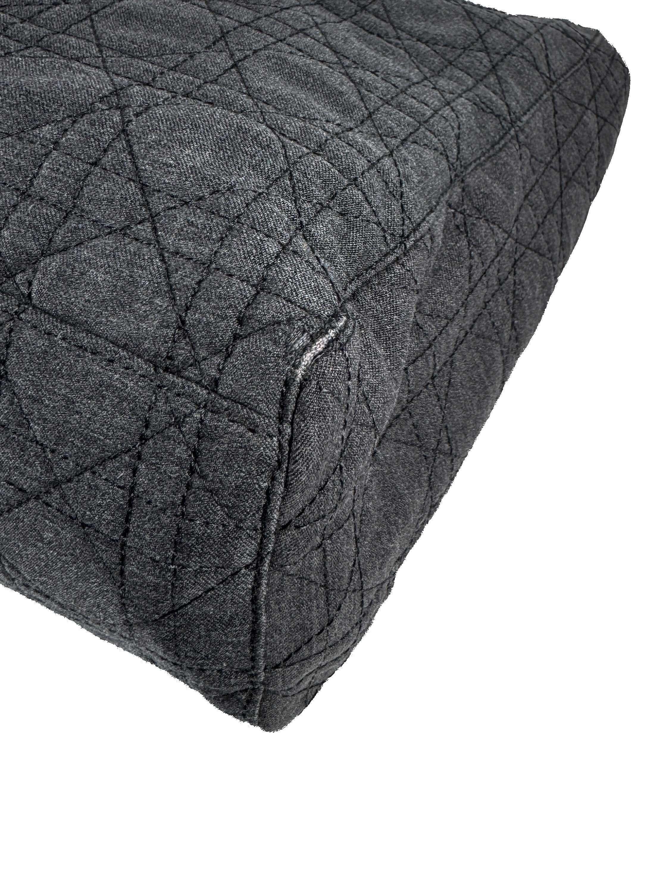 Christian Dior black denim Lady Dior vintage RU 0967