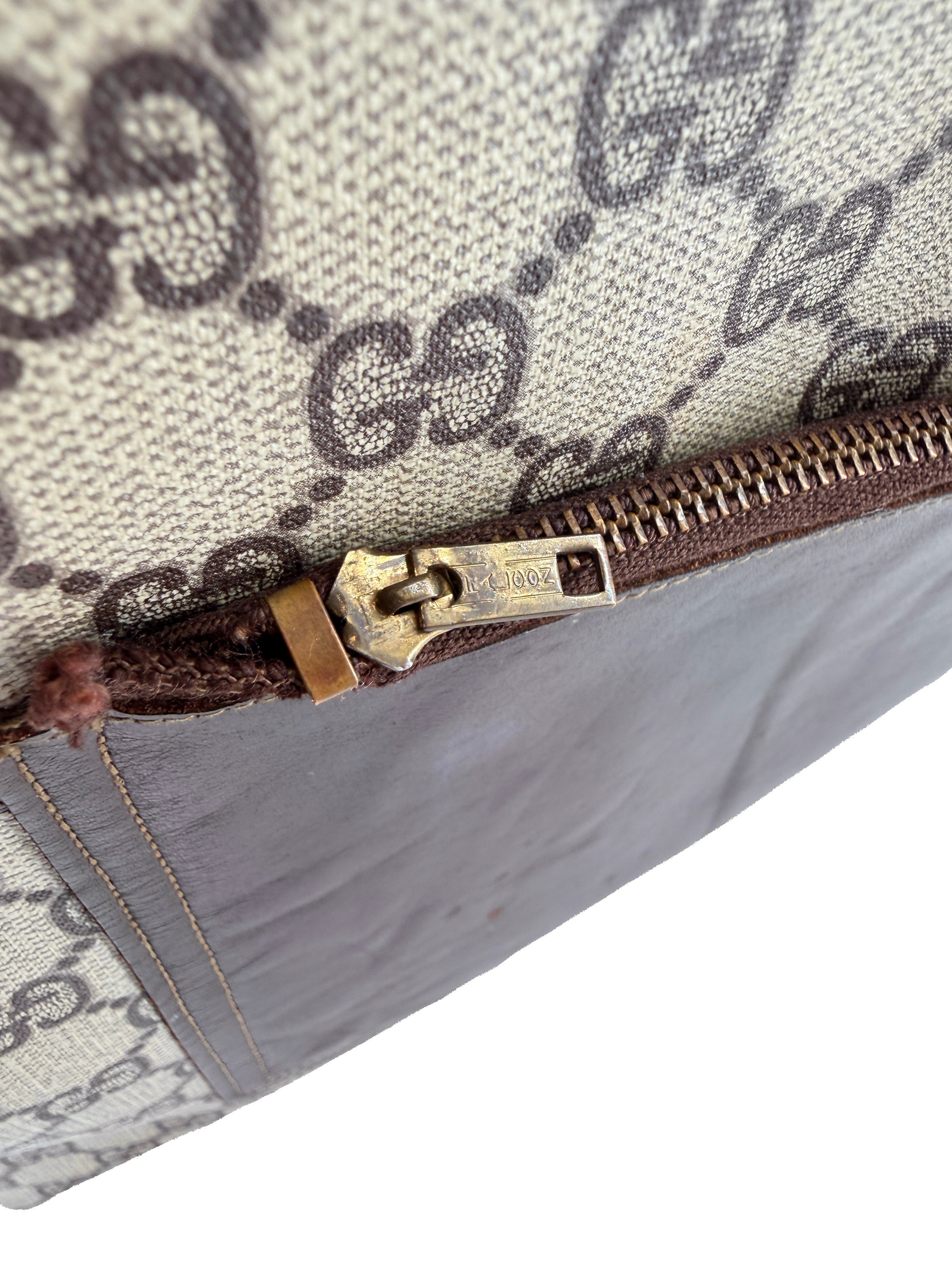 Gucci brown GG vintage tote