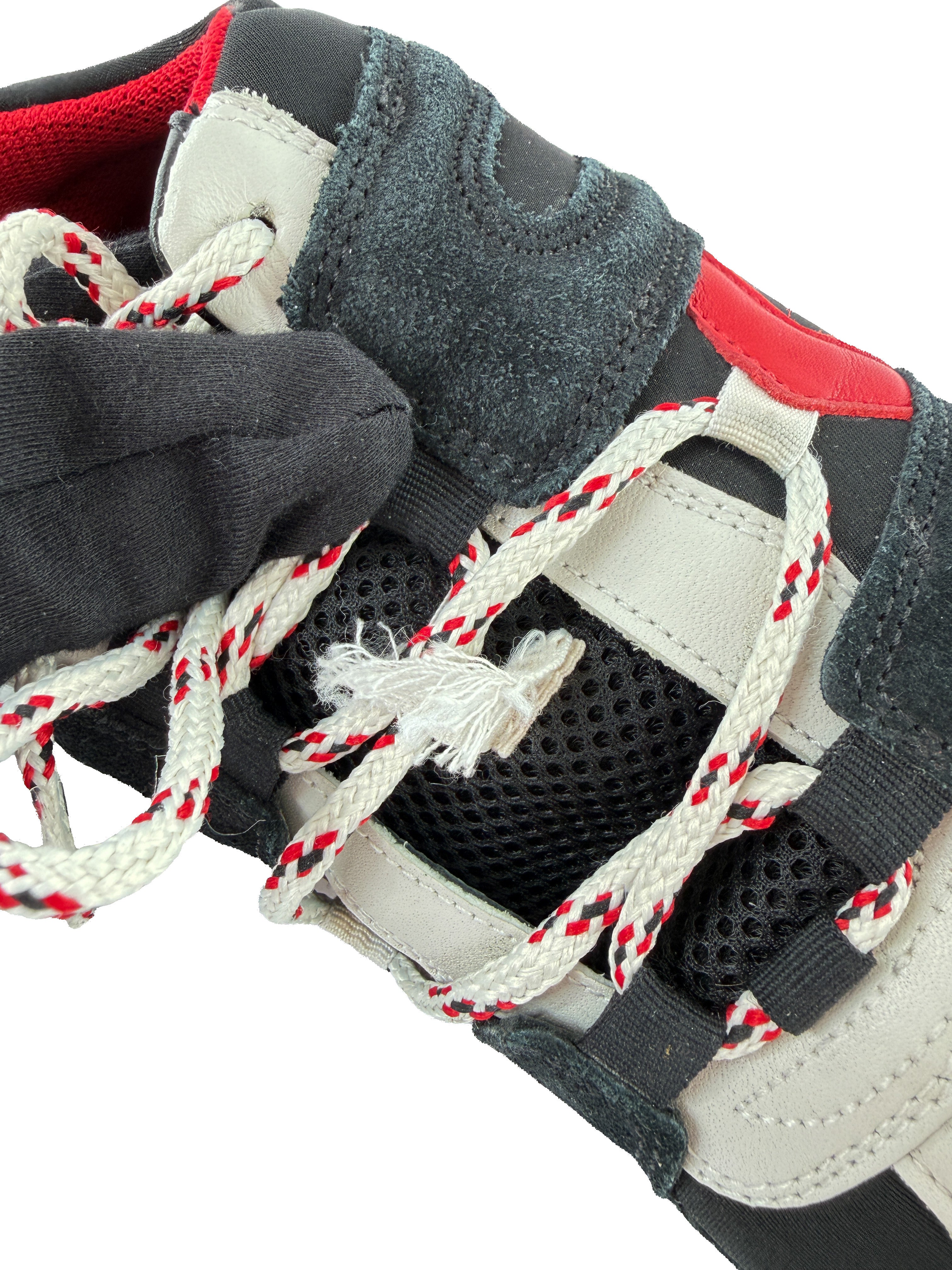 Isabel Marant black and red Kindsay sneakers size 39