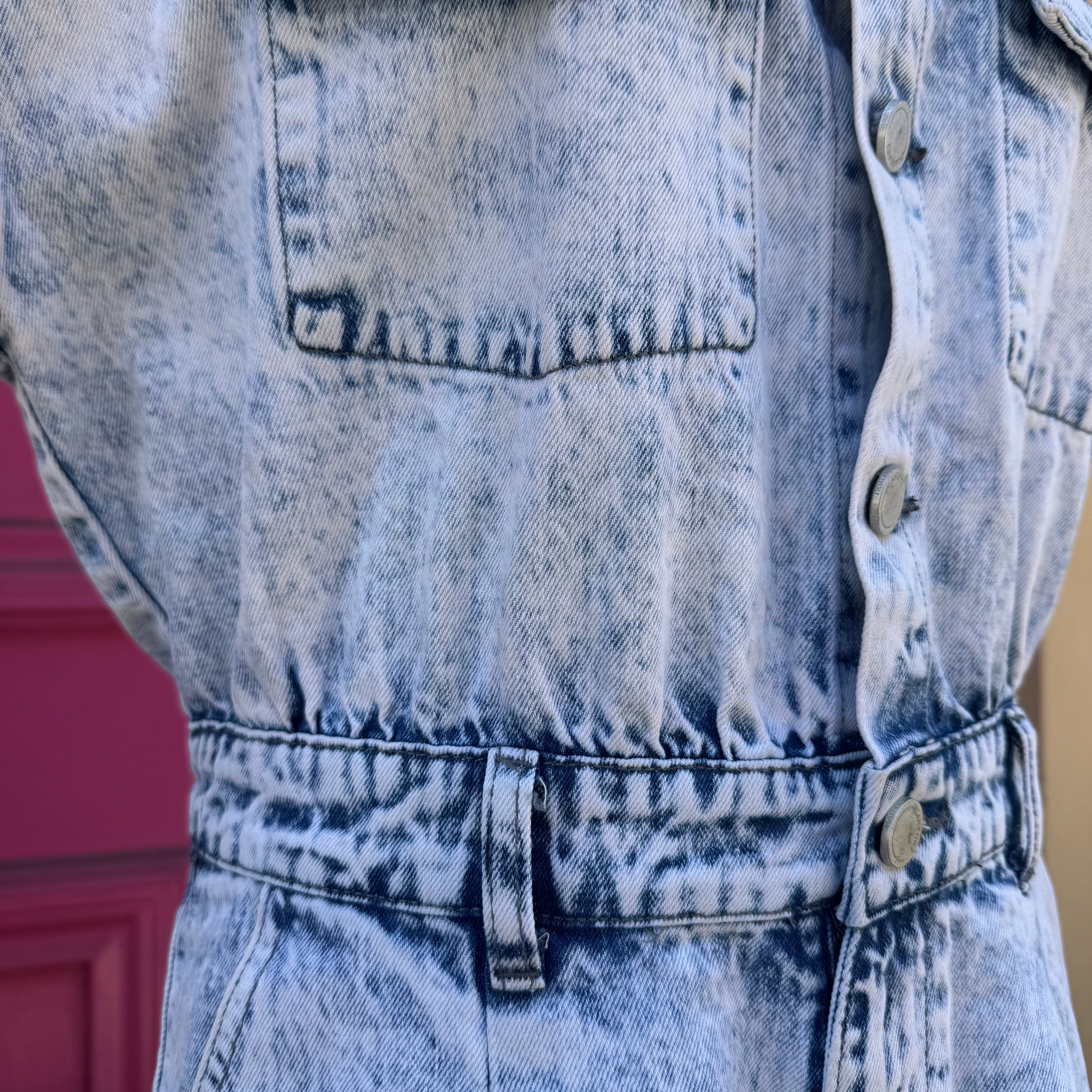Blank NYC denim shorts romper size M