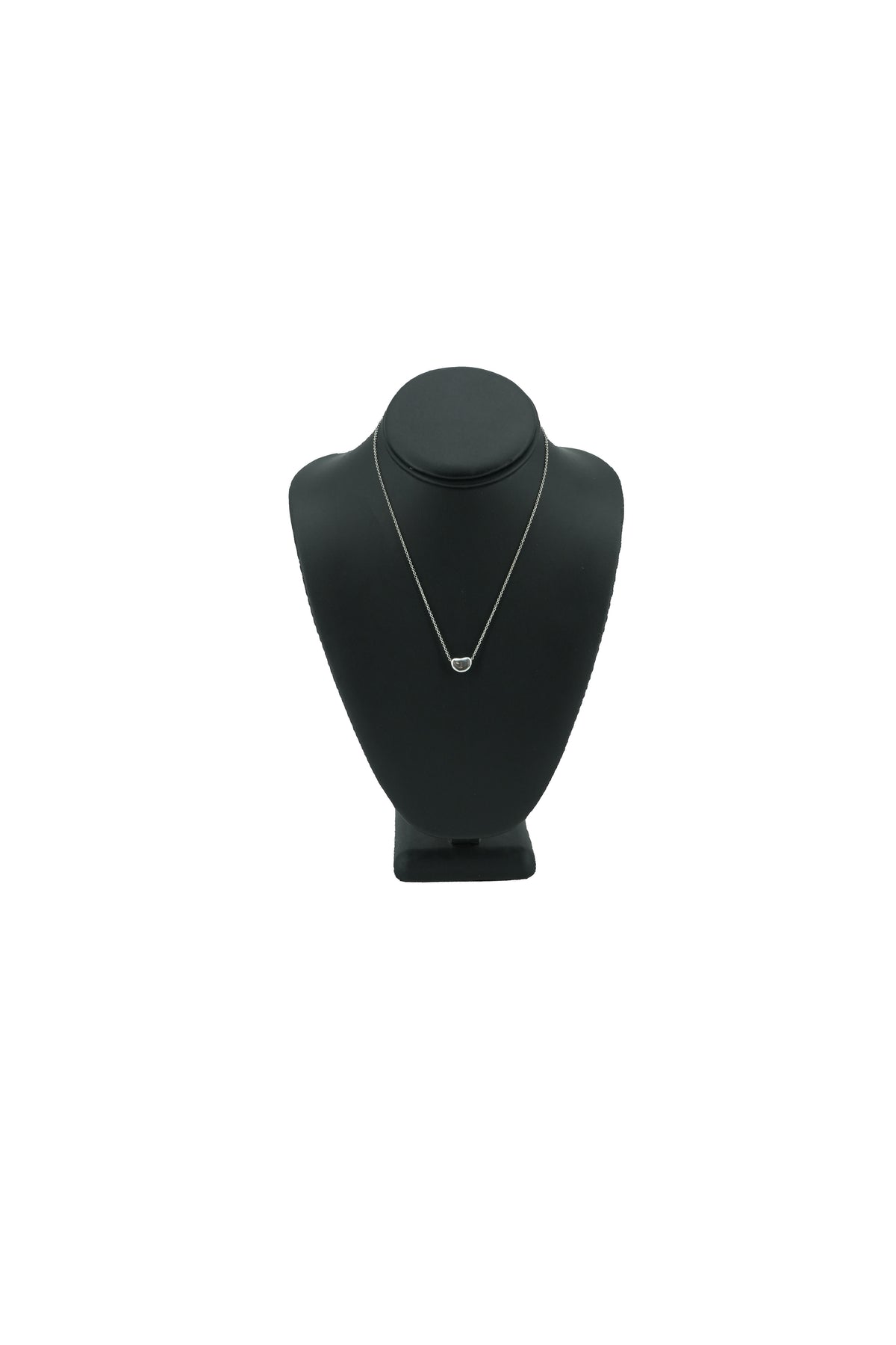 Tiffany & Co Elsa Peretti sterling silver bean necklace
