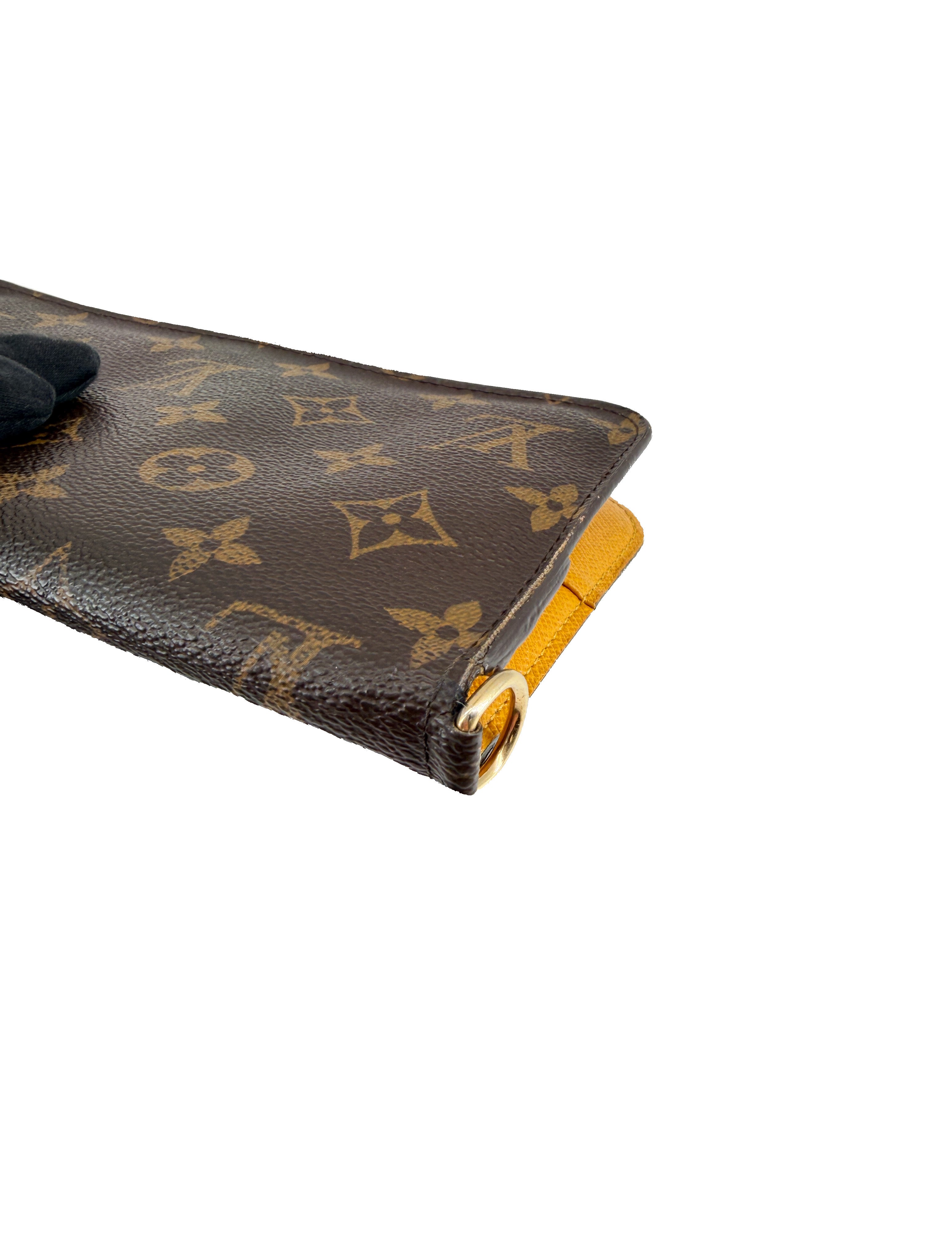 Louis Vuitton monogram yellow Insolite wallet CA2180