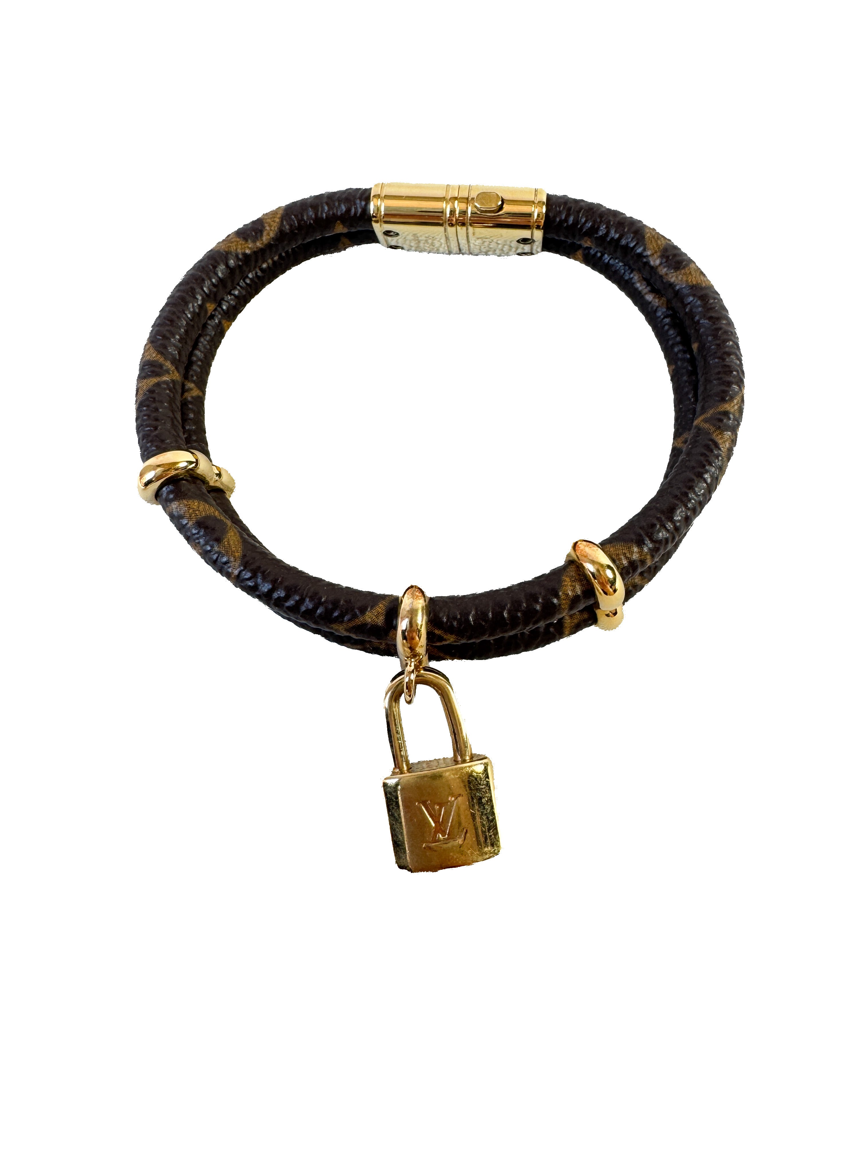 Louis Vuitton monogram Keep it Twice bracelet BC0126