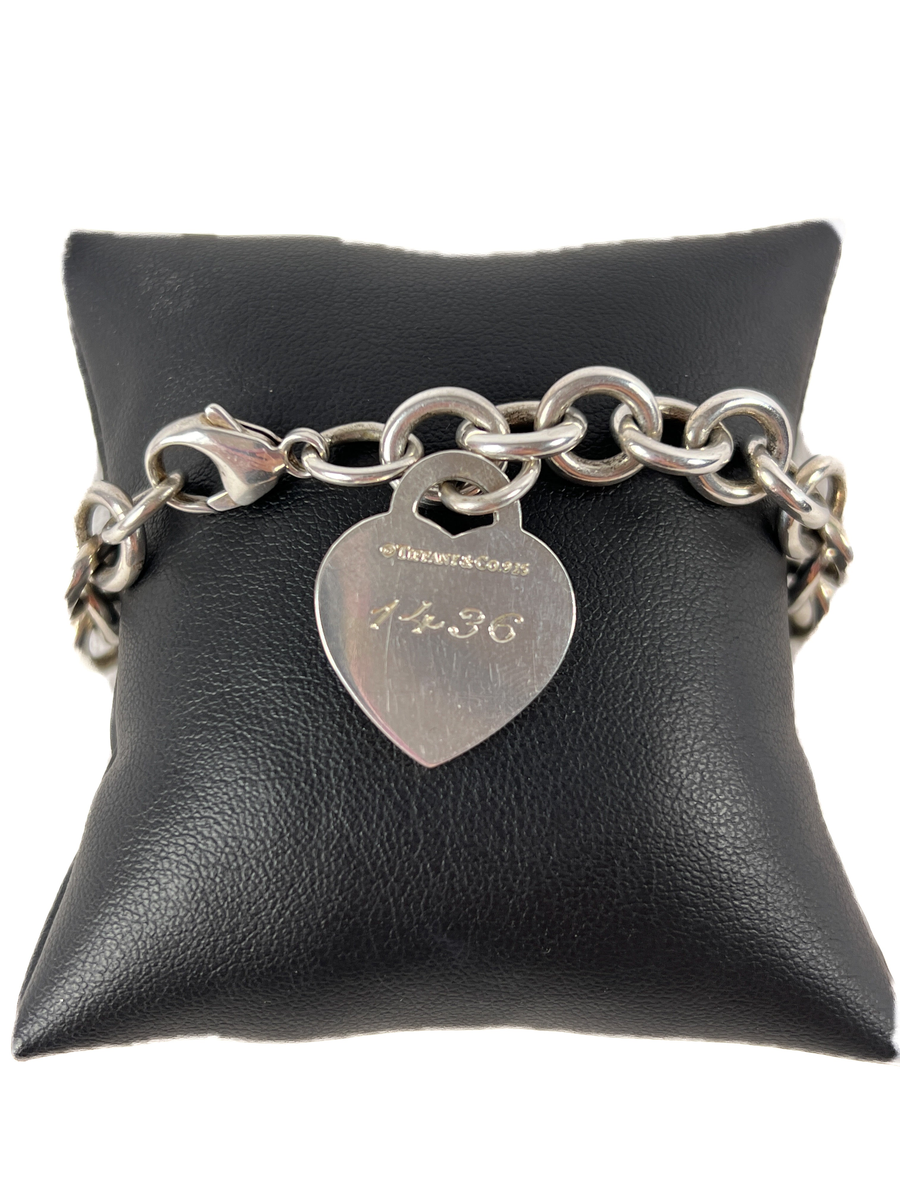 Tiffany & Co sterling silver return to Tiffany heart tag bracelet