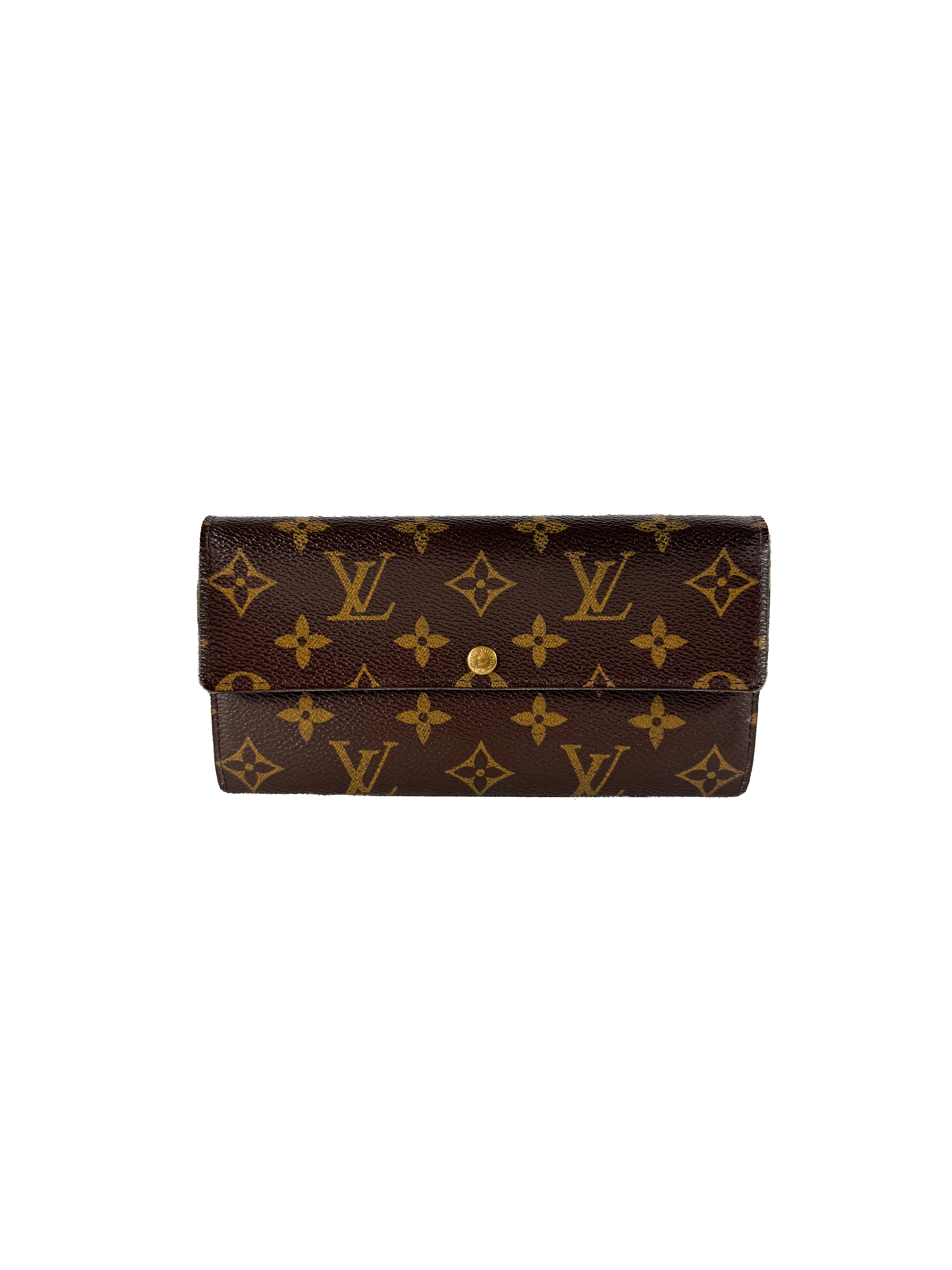Louis Vuitton monogram Sarah wallet CA0066