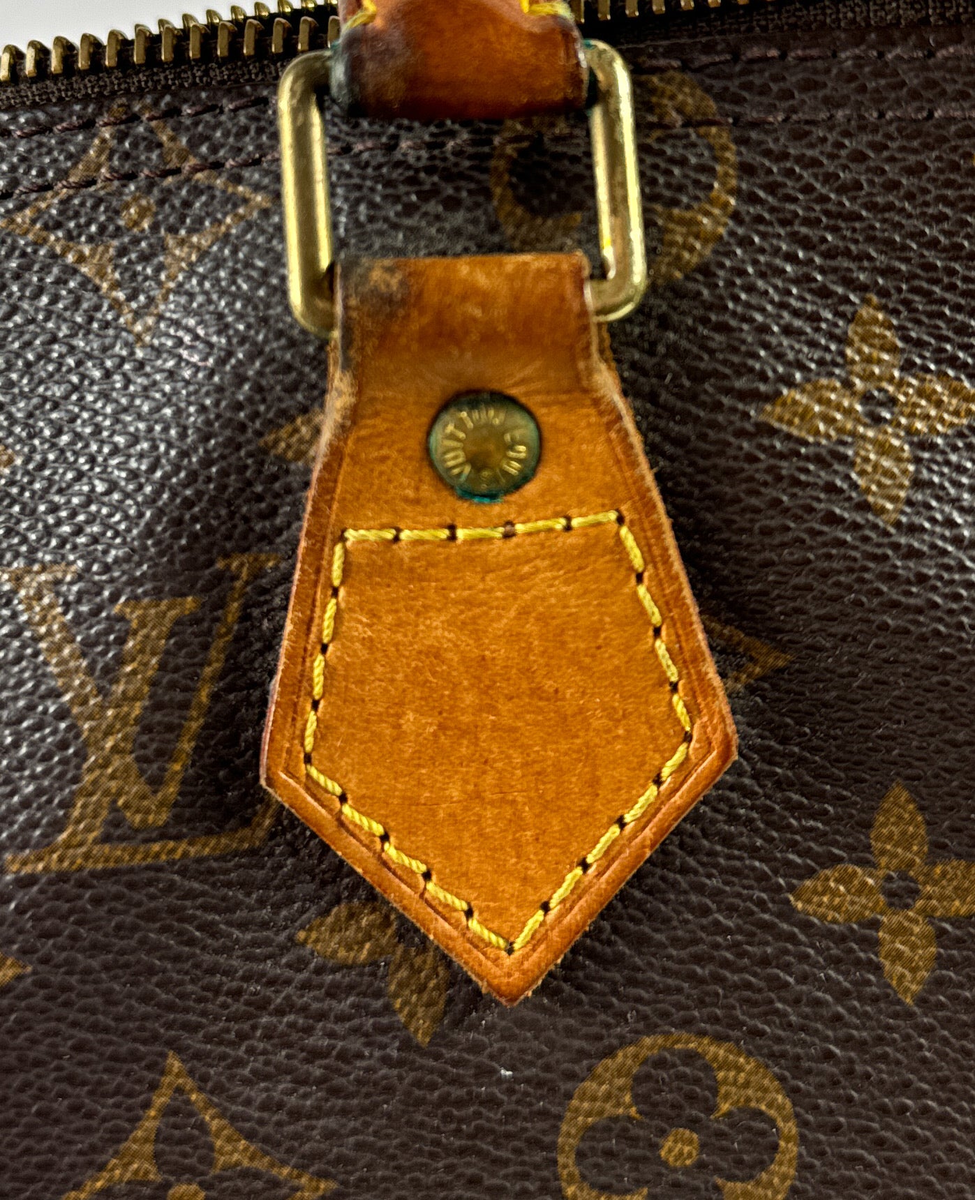 Louis Vuitton monogram speedy 25 SD0929 w/vintage strap