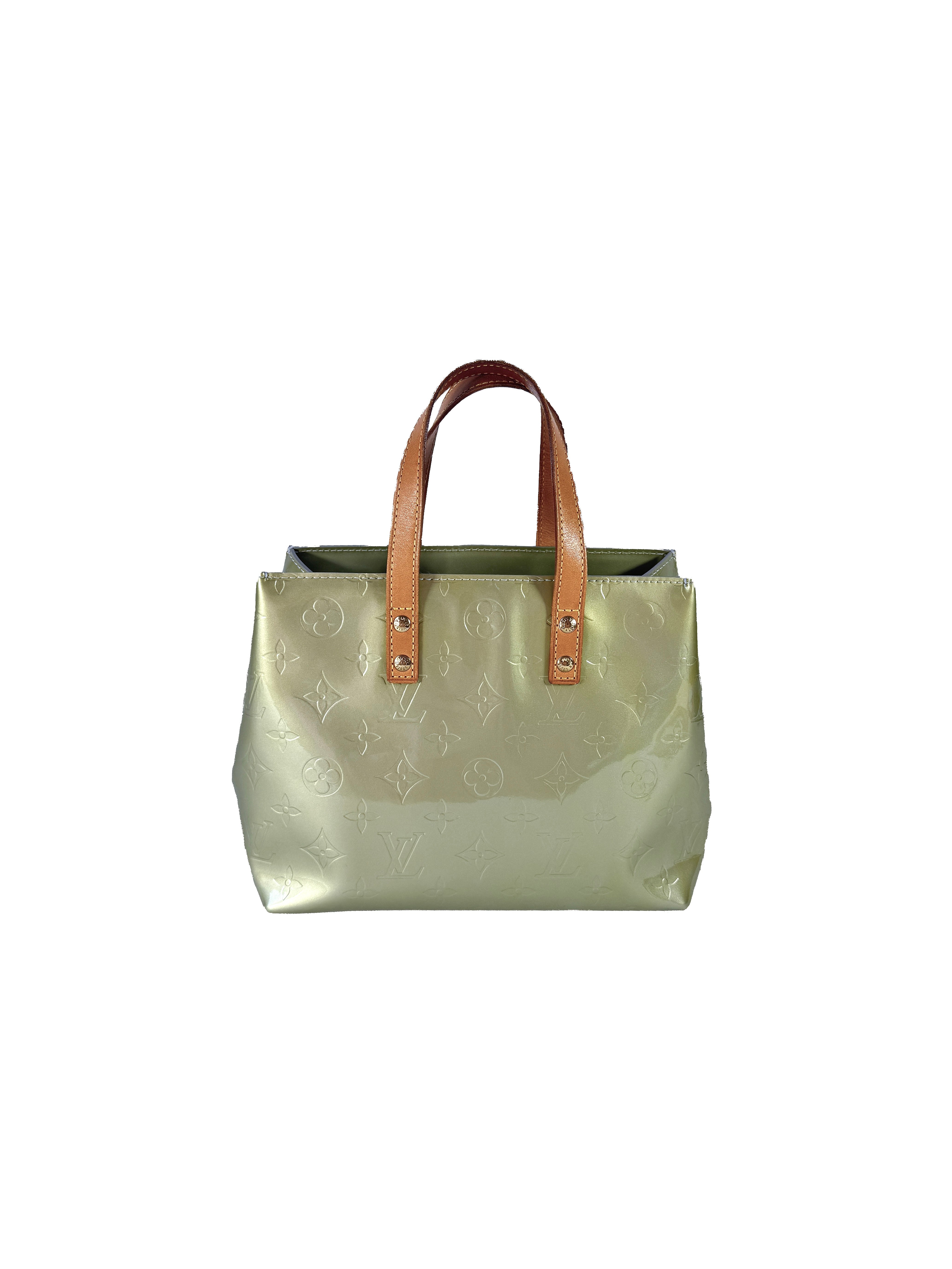 Louis Vuitton green vernis Reade PM MI1021